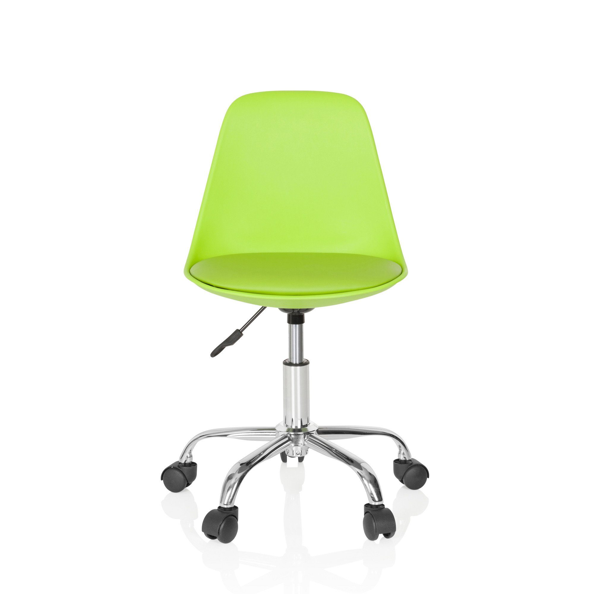 hjh OFFICE Drehstuhl Kinderdrehstuhl FANCY II Kunstleder ohne Armlehnen (1 St), mitwachsend, ergonomisch Grün