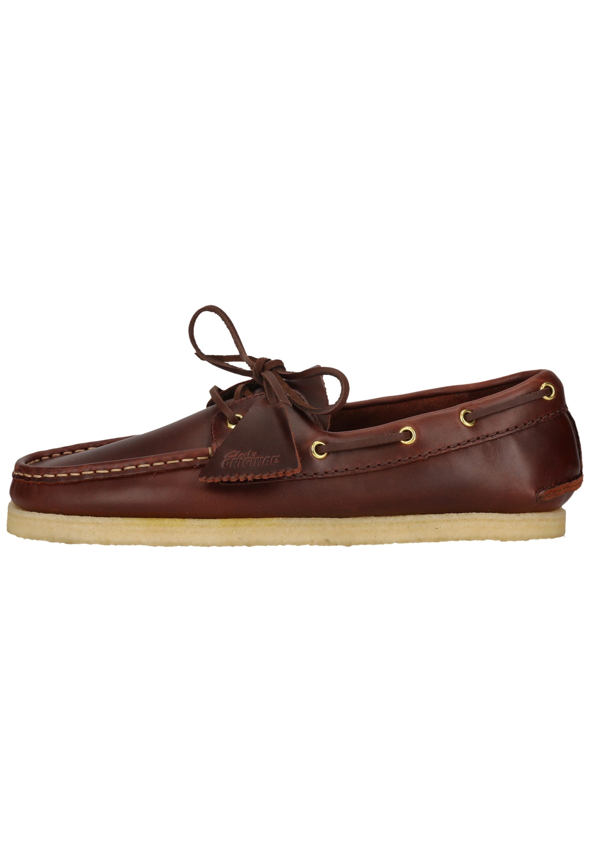 Clarks Godney Boat Bootsschuh mit flexibler Krepp-Sohle