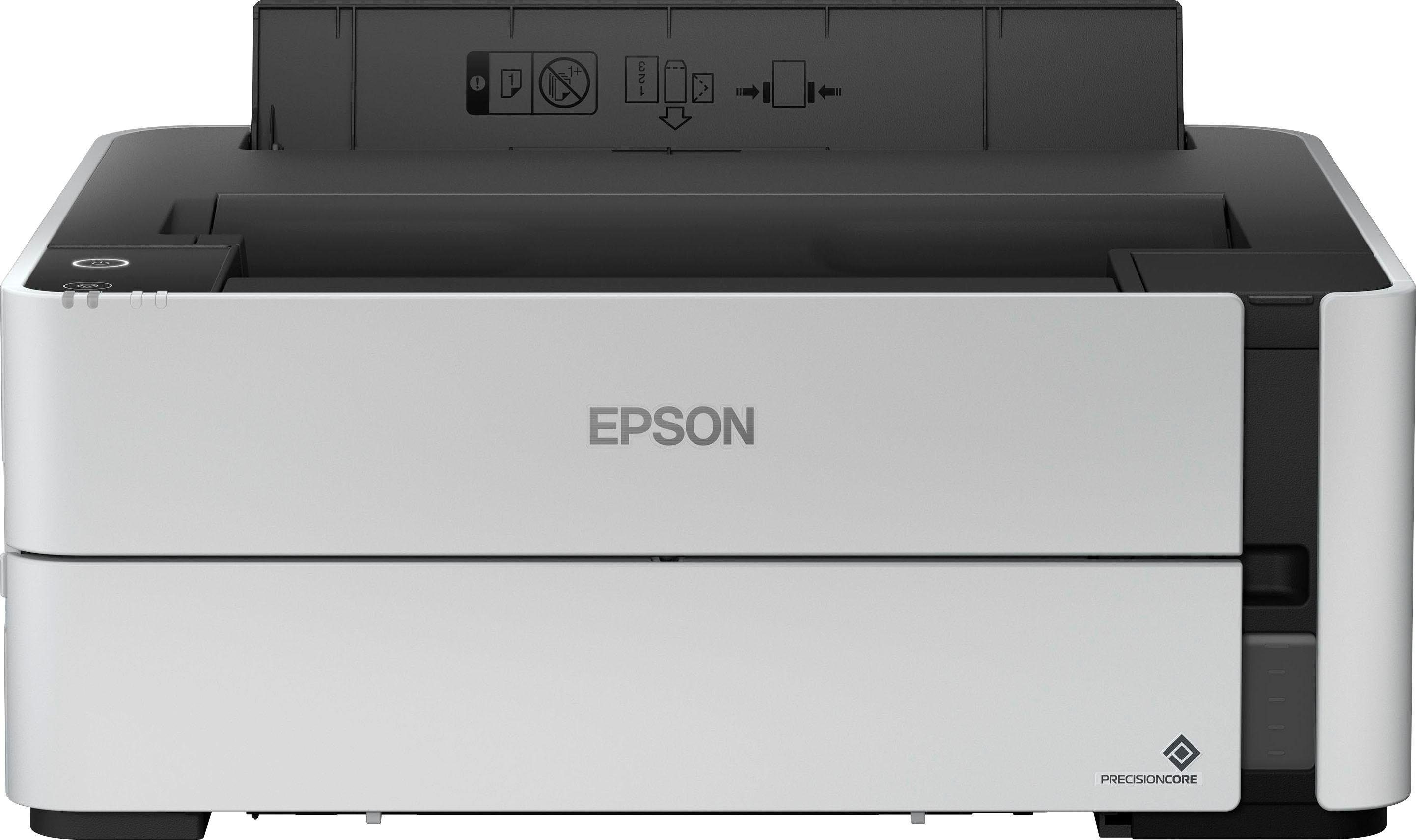 Epson EcoTank ET-M1170 Tintenstrahldrucker, (WLAN (Wi-Fi), schwarz-weiß Tintentank Принтерыverfahren)