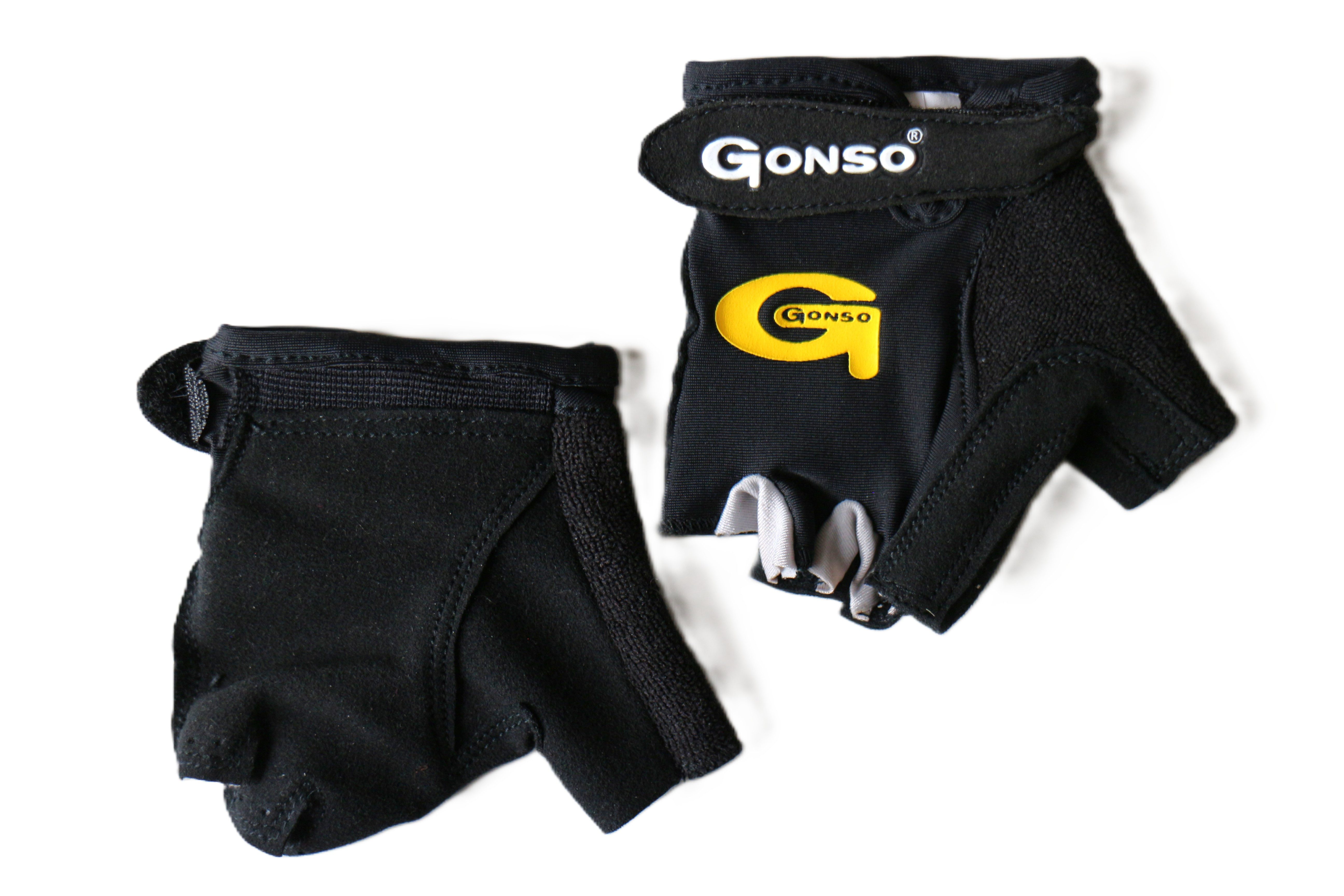 Gonso Fahrradhandschuhe Halbfinger Kinder Fahrradhandschuhe atmungsaktive Elastik-Qualität