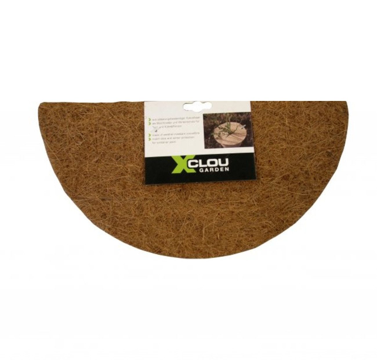 XCLOU Kokosmulch, (1-St), für Topf- & Kübelpflanzen aus Kokosfaser, Witterungsbeständig