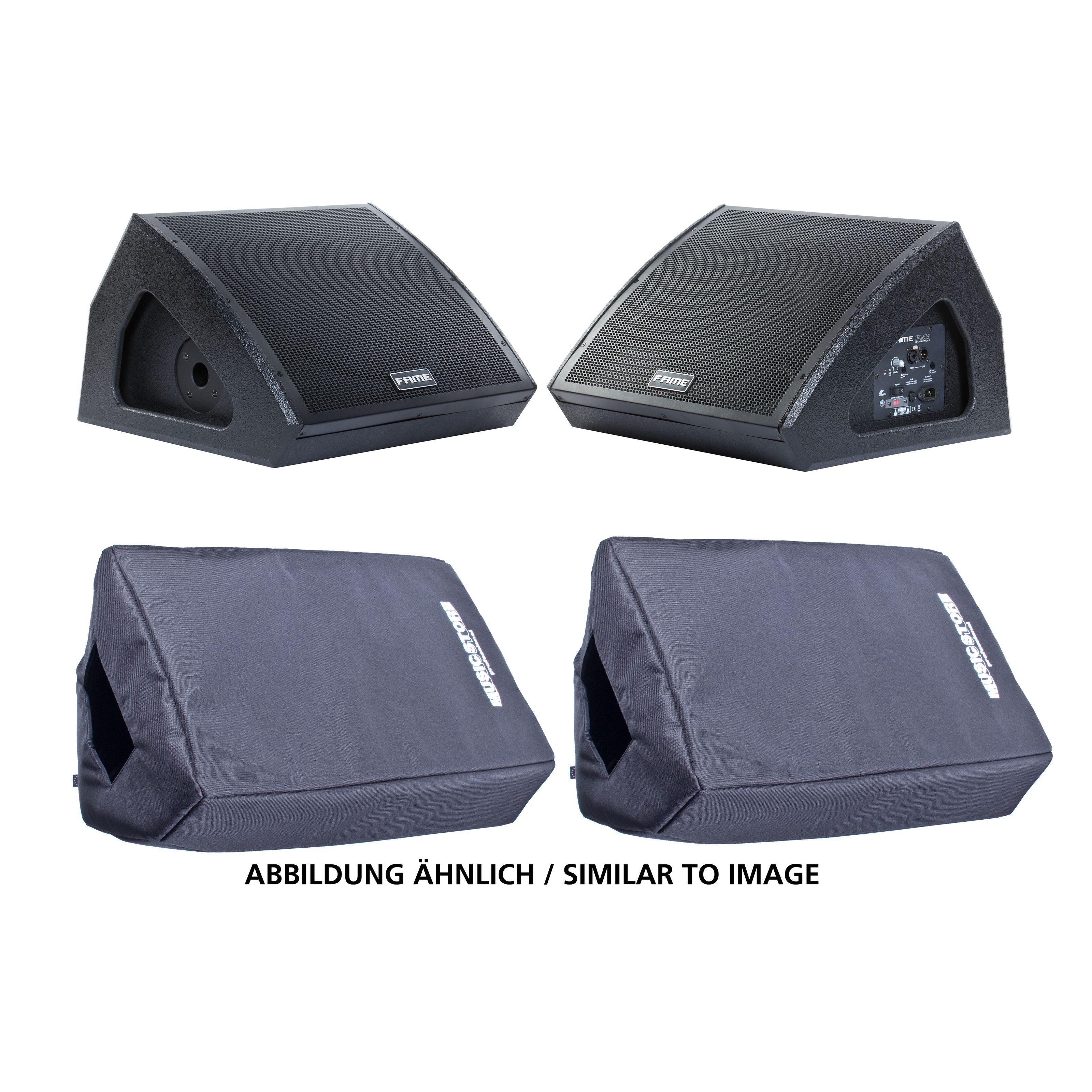 FAME Lautsprechersystem (Audio 10MA, Aktiver Monitor Set, Bühnenmonitor)