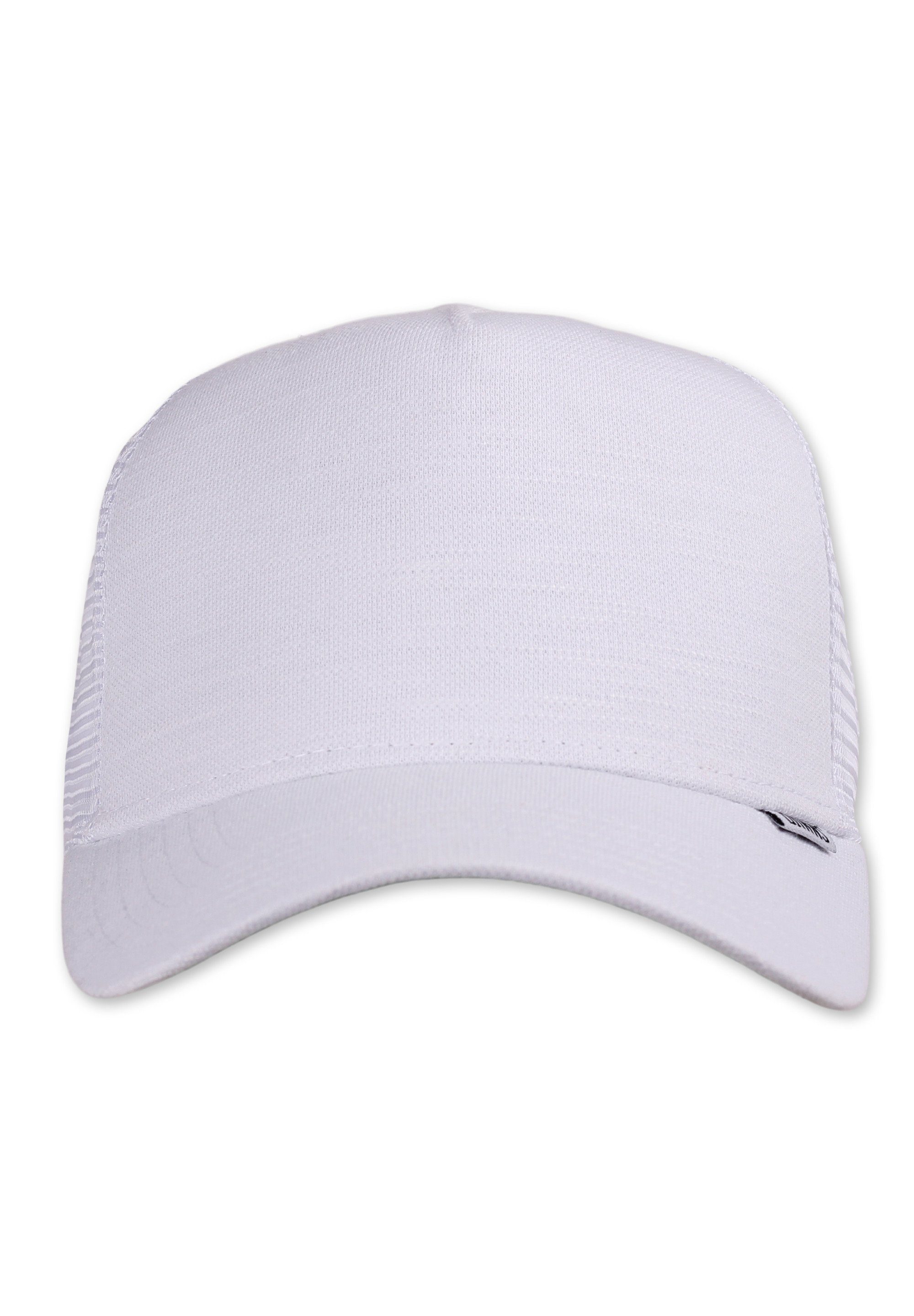 Djinns Trucker Cap HFT Lazy Piquet White - weiß