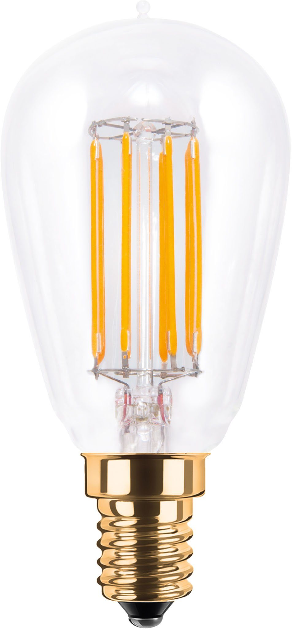 SEGULA LED-Leuchtmittel Vintage Line, E14, 1 St., Warmweiß, dimmbar, Radio Style klar, E14