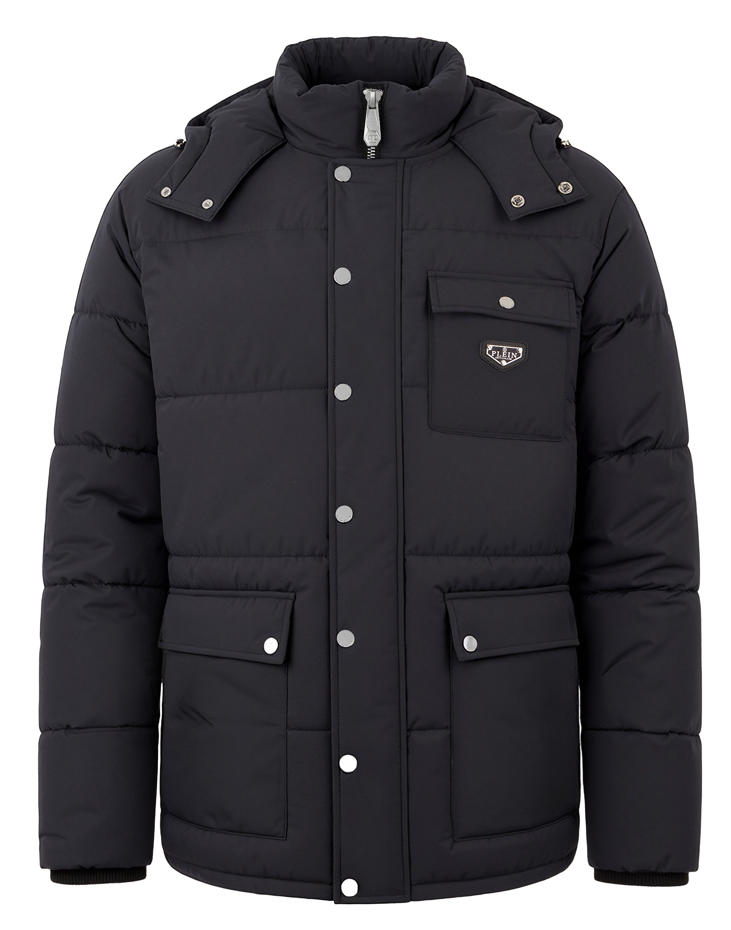PHILIPP PLEIN Winterjacke Nylon Puffer Jacket Gothic Plein günstig online kaufen