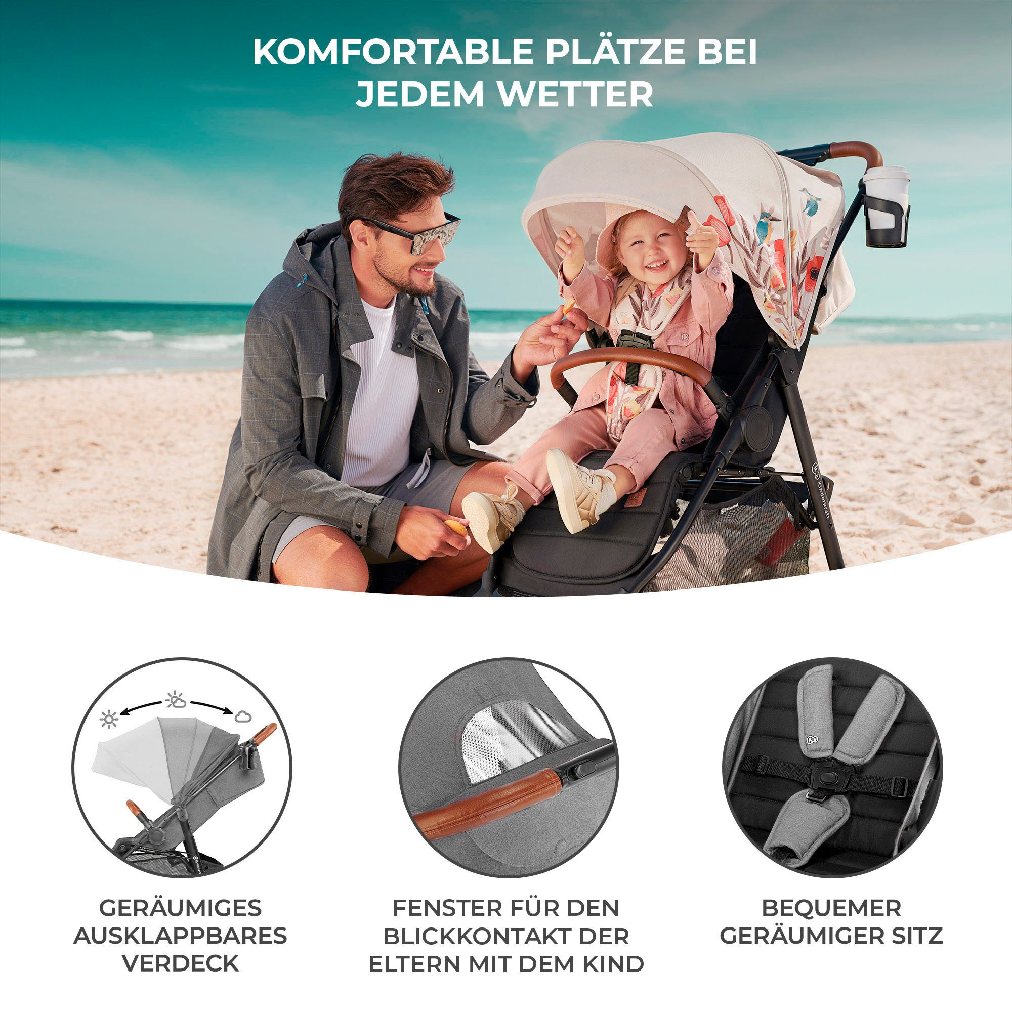 Kinderkraft GRANDE PLUS children's buggy
