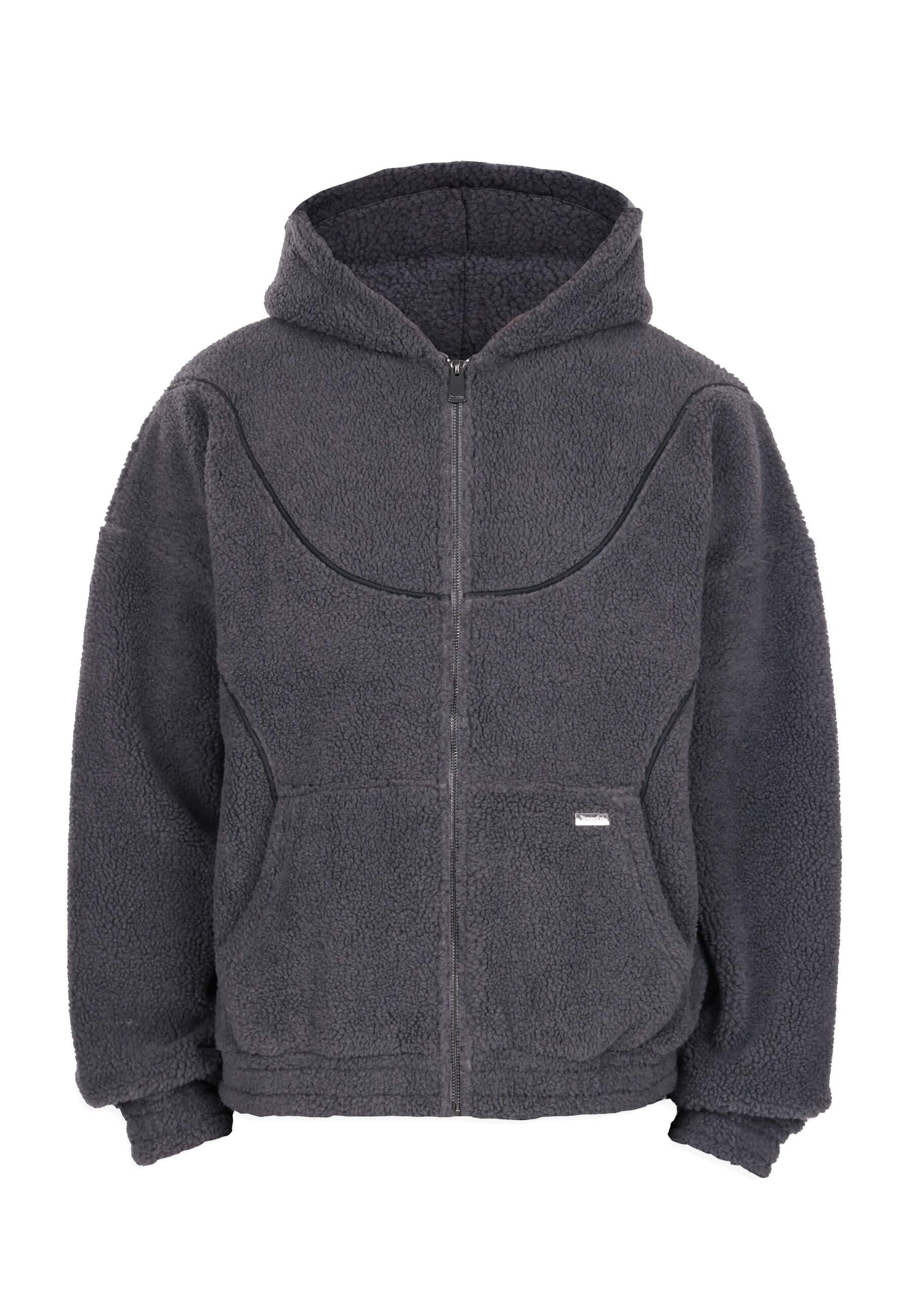 Dropsize Sweatjacke Dropsize WAVY TEDDY ZIP HOODIE günstig online kaufen