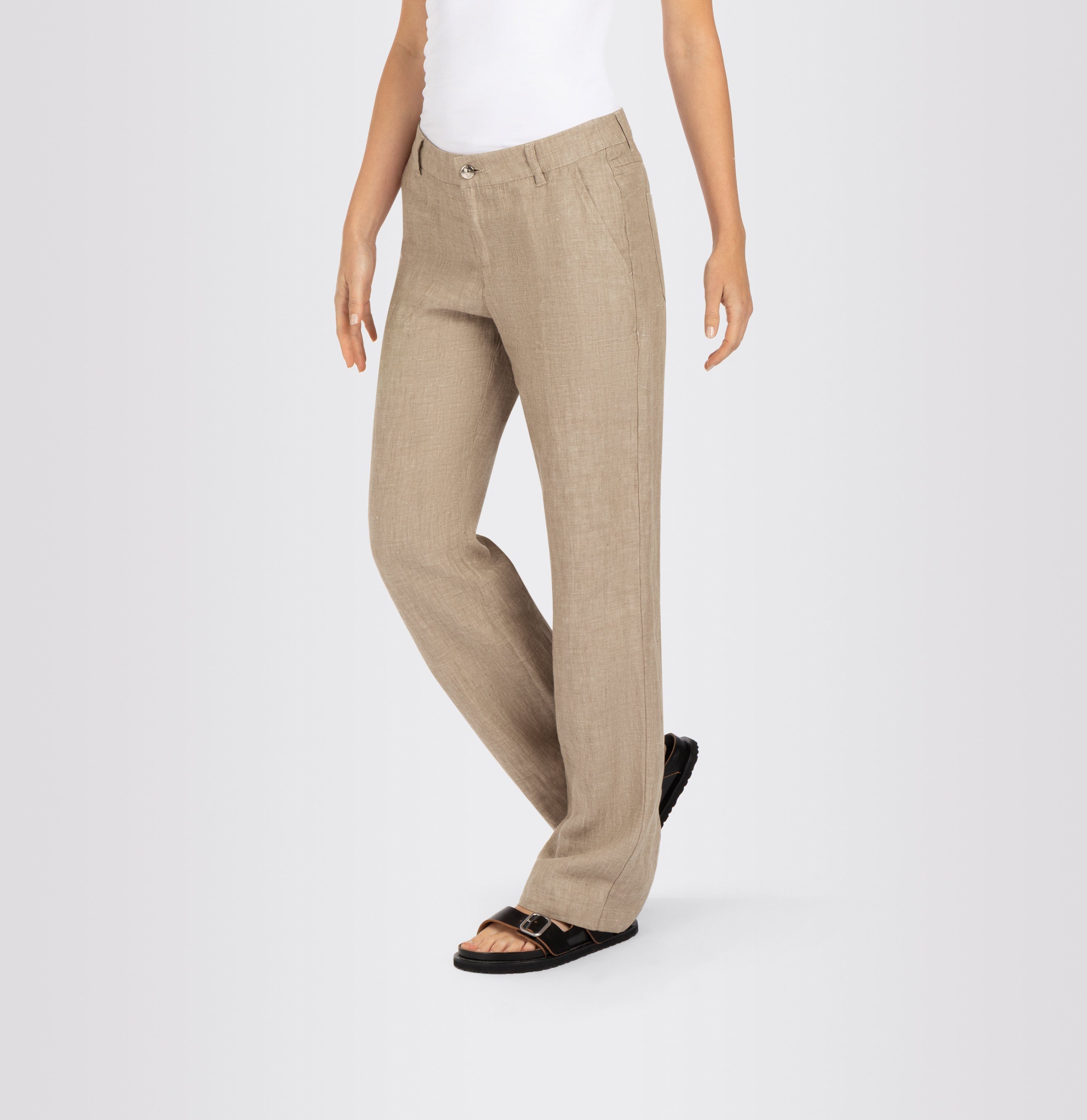 MAC Leinenhose NORA in verkürzter Länge, günstig online kaufen