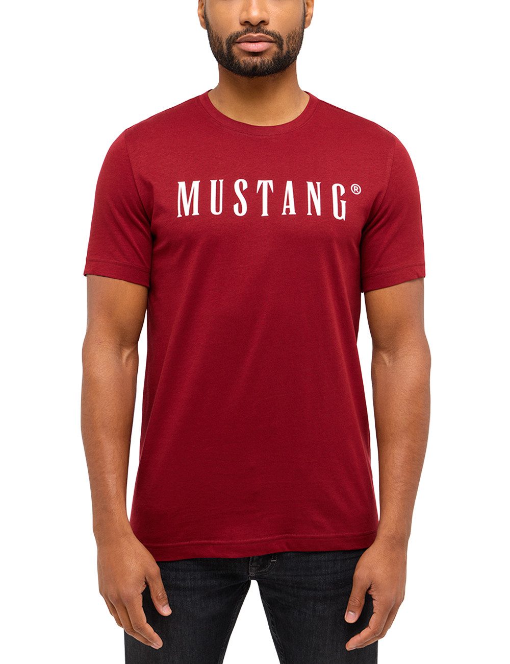 MUSTANG Kurzarmshirt "Herren Style Austin" günstig online kaufen
