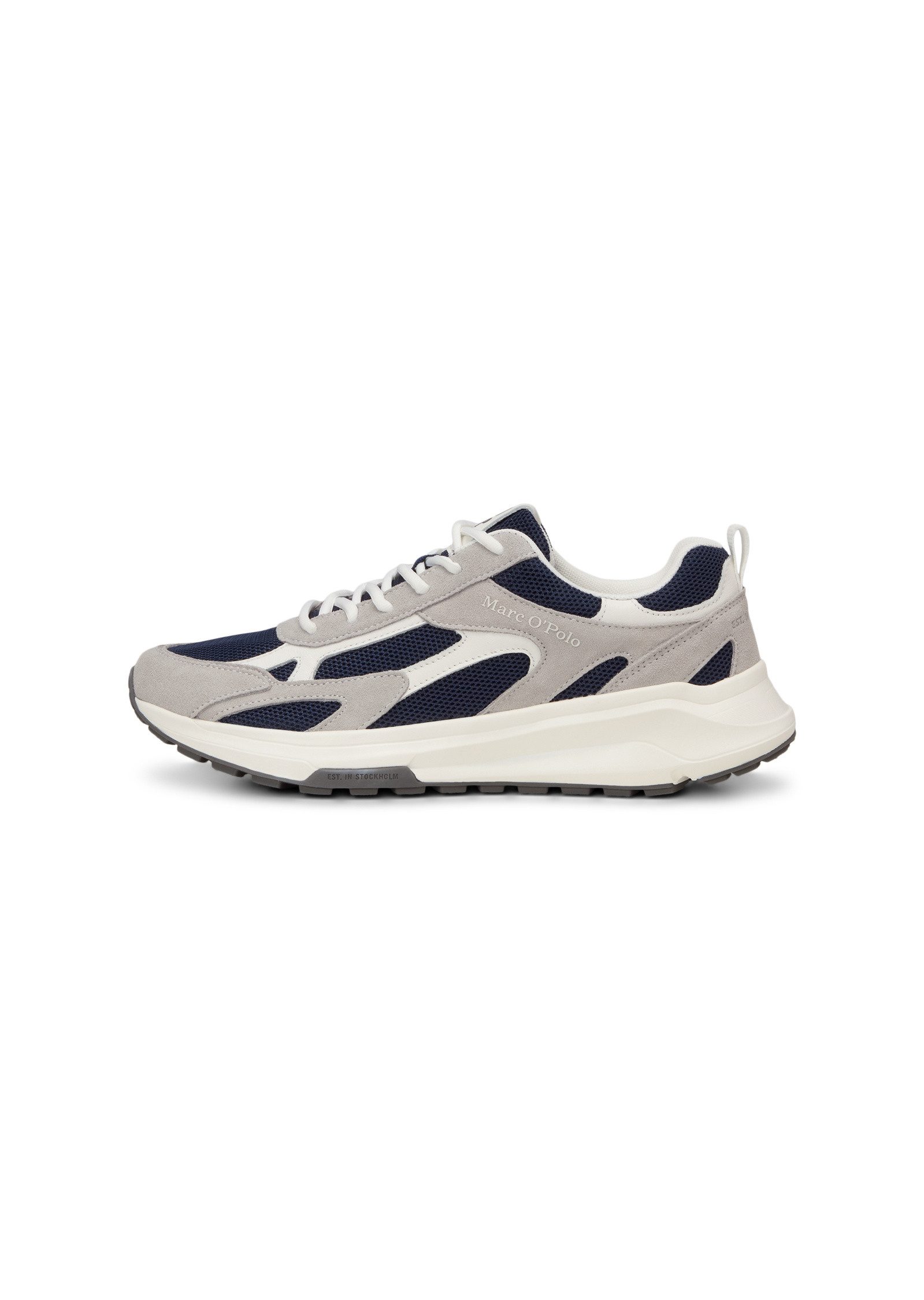 Marc O'Polo aus Rindleder und Mesh Sneaker