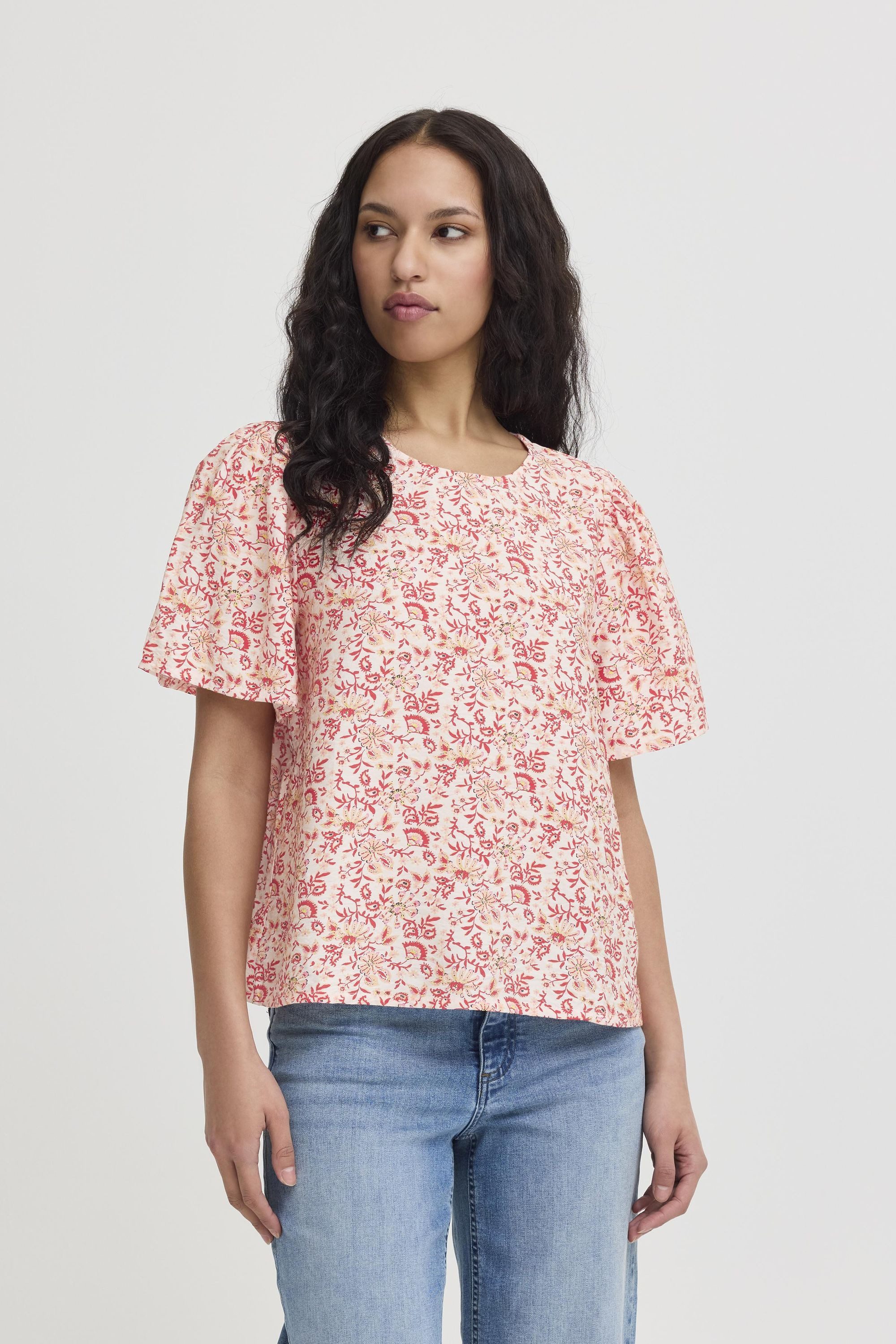 Ichi Kurzarmbluse IXHARPER Modische Bluse mit günstig online kaufen