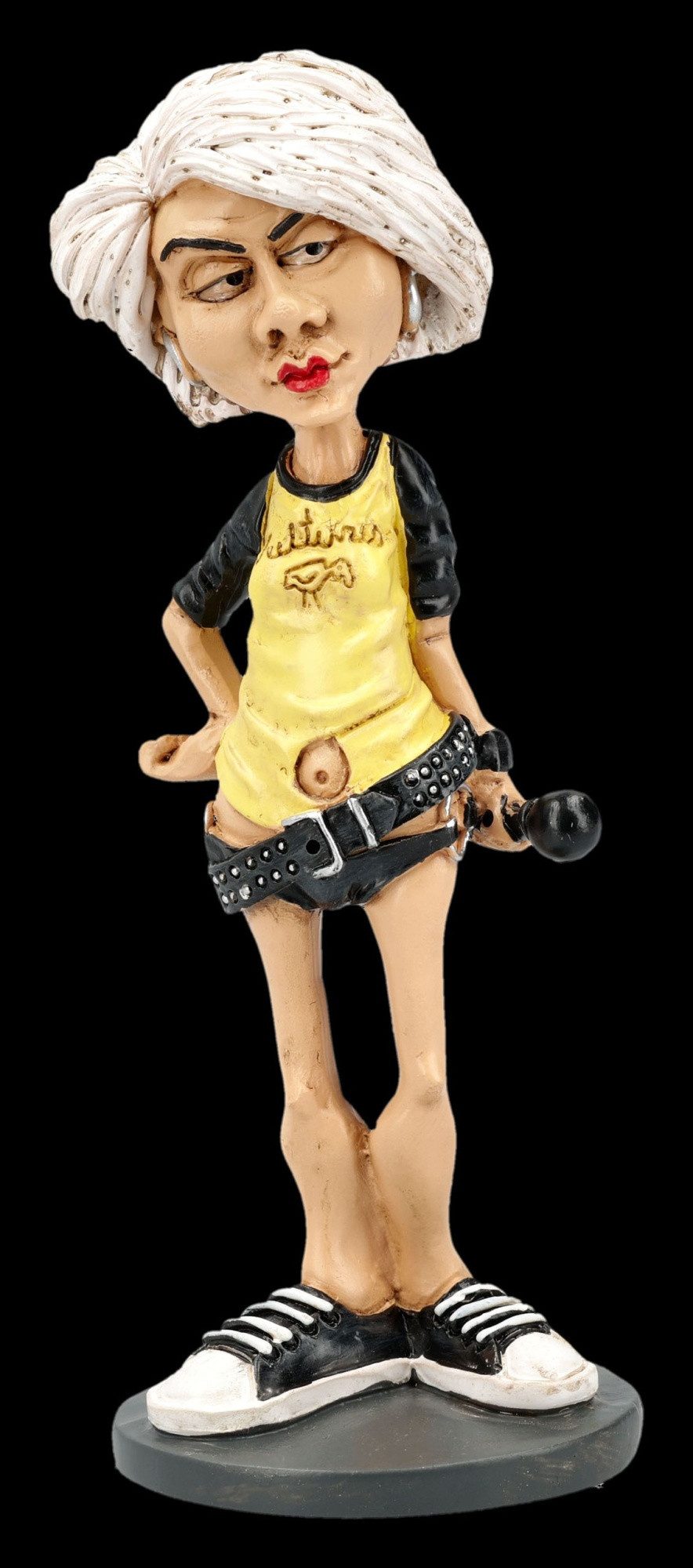 Figuren Shop GmbH Dekofigur Rockstar Figur Sängerin Debbie - Popstar Sammlerfigur 13 cm Dekofigur