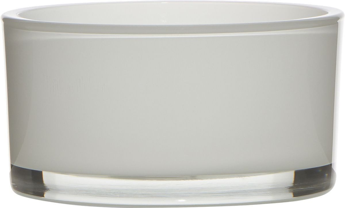 INNA-Glas Dekoschale Deko Schale Vera, Kreis - Rund, weiß, 8cm, Ø 15cm