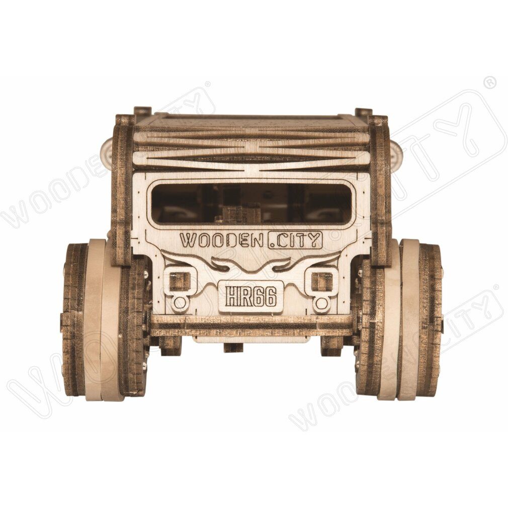 Wooden City 3D-Puzzle 3D-Puzzle Auto Hot Rod 141 Teile, Puzzleteile