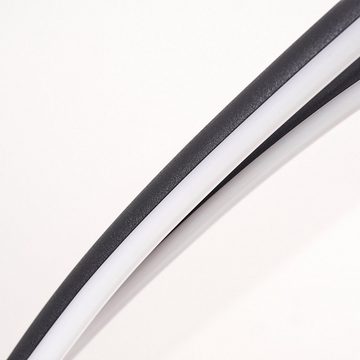 hofstein Pendelleuchte »Arce« moderne Hängelampe aus Metall/Kunststoff in Schwarz/weiß, 3000 Kelvin, LED, max. 3700 Lumen, dimmbar über herkömmlichen Lichtschalter