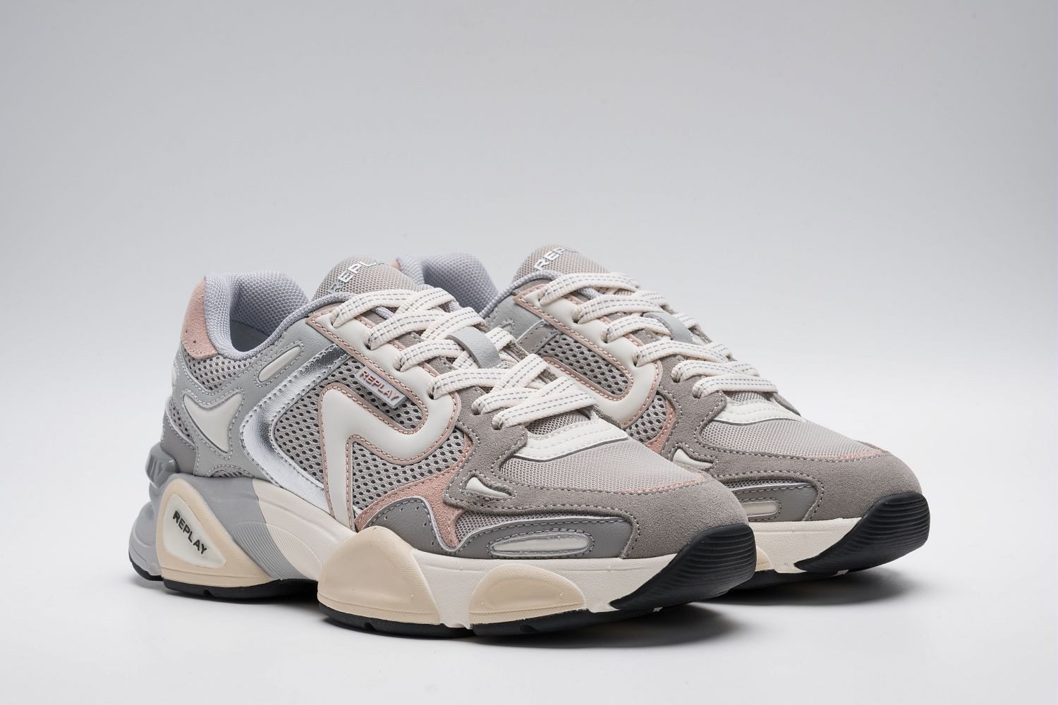 Replay Plateausneaker Schnürschuh, Halbschuh, Freizeitschuh mit Ugly-Laufsohle