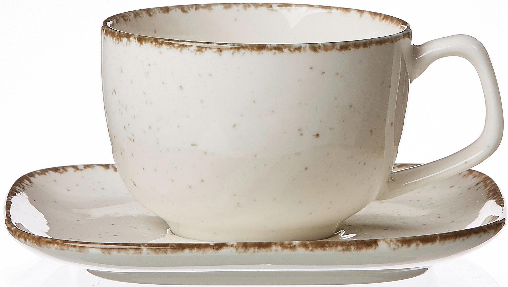 Ritzenhoff & Breker Kaffeeservice Geschirr-Set, Service CASA (12-tlg), 4 Personen, Porzellan, 12 Teile, für 4 Personen