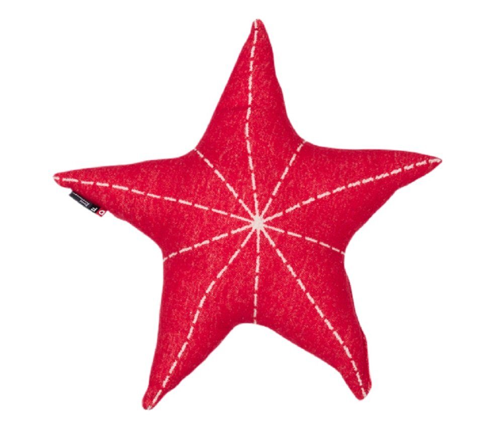 Rot Silvretta Dekokissen 45 x gefüllt 45 DAVID cm 'Stern' FUSSENEGGER