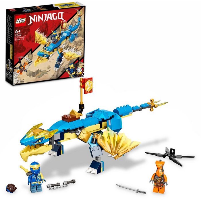 LEGO® Konstruktionsspielsteine Jays Donnerdrache EVO (71760) LEGO® NINJAGO® (140 St)
