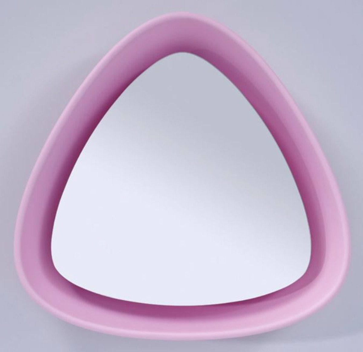 Casa Padrino Зеркало Luxus Designer Зеркало Rosa 64 x H. 63 cm - Designer Wandspiegel mit Licht