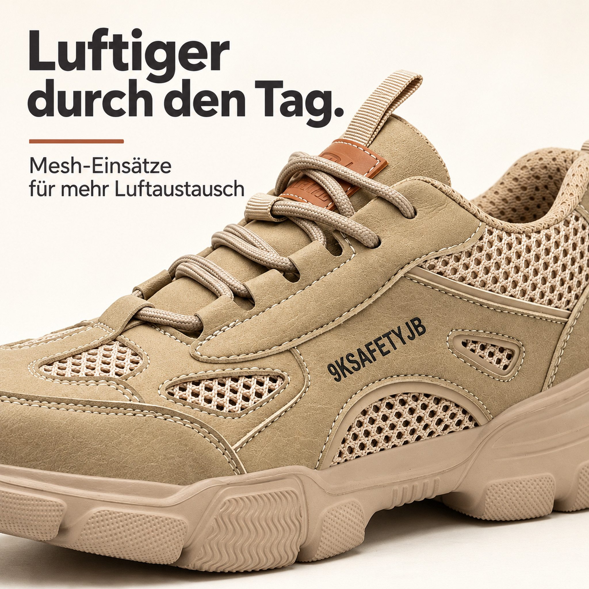 ARMORAX Sicherheitsschuhe mit Stahlkappe & stichschutz-Sohle – atmungaktiv Sicherheitsschuh Atmungaktive Arbeitsschuhe mit Stahlkappe & schützender Sohle – Bild 4 von 5