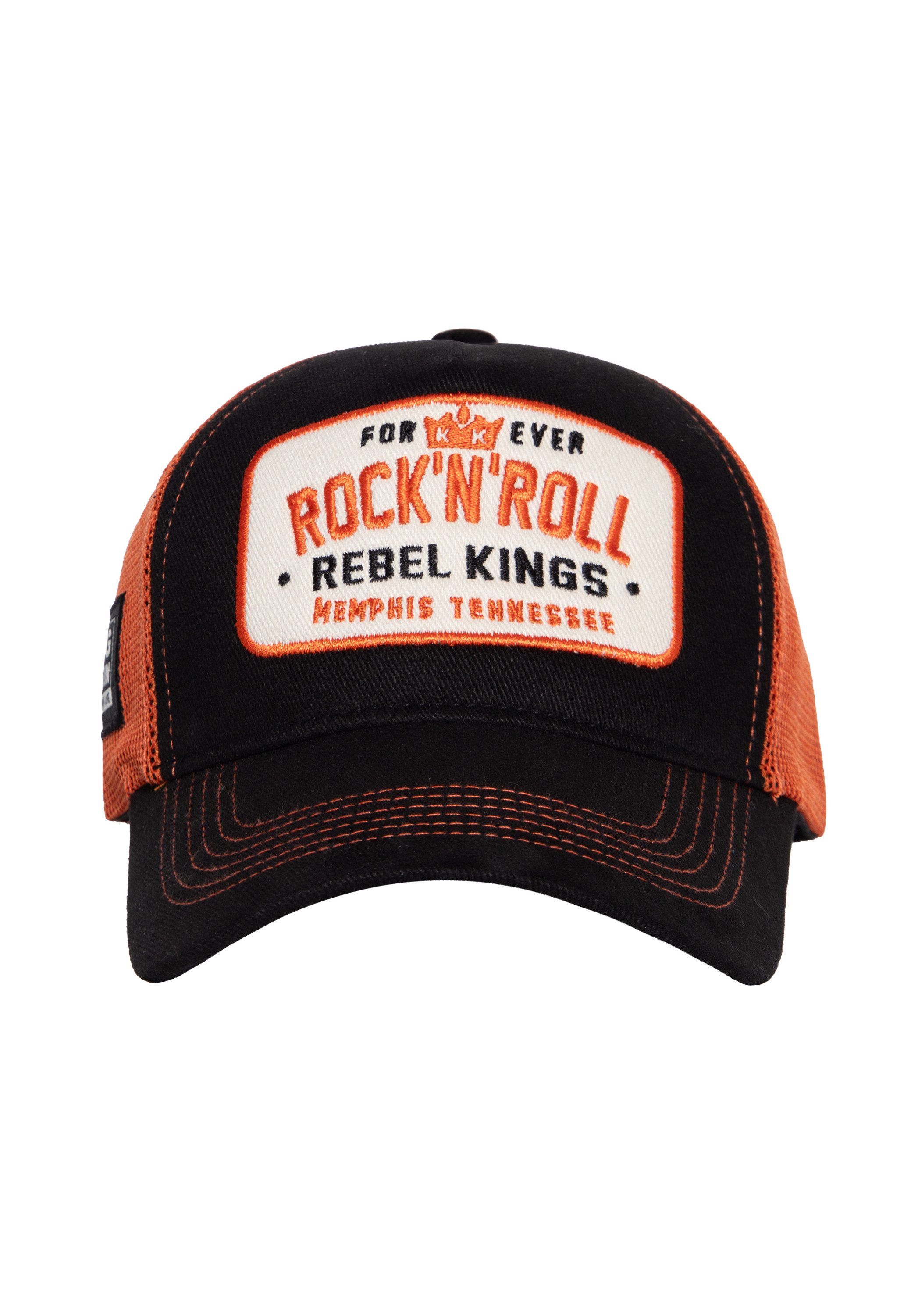KingKerosin Trucker Cap Forever Rock'n'Roll (1-St) mit großer Frontstickerei