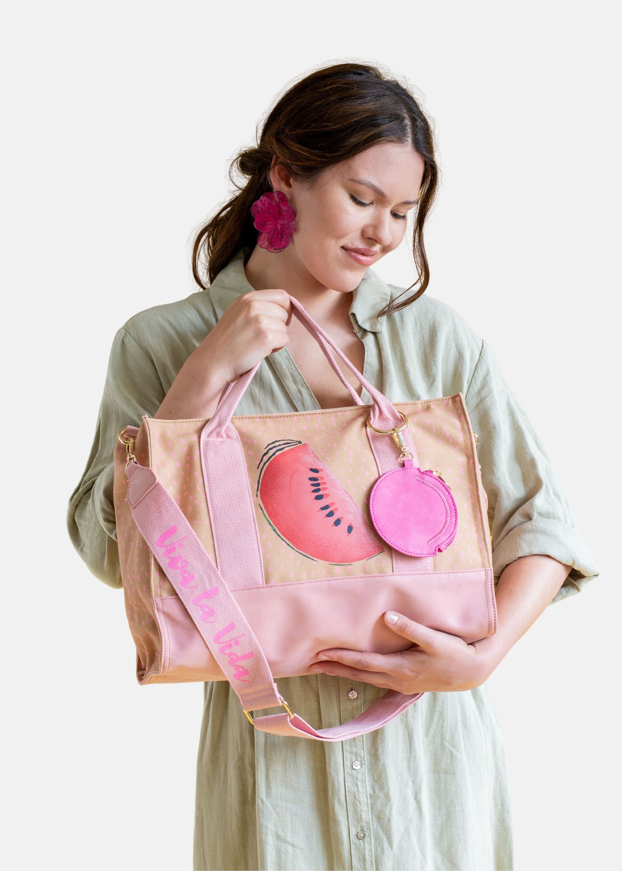 Fritzi aus Preußen Shopper Fritzi x Frida Kahlo (2-tlg), mit Melonen-Print