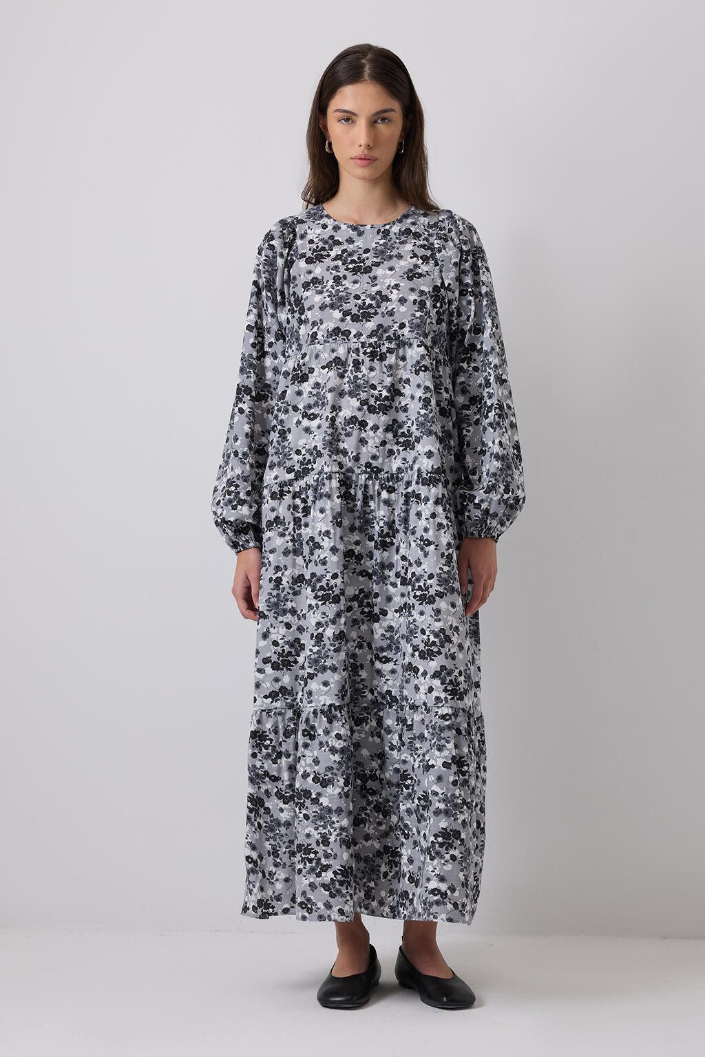 Maxikleid KLEID MIT BLUMENMUSTER