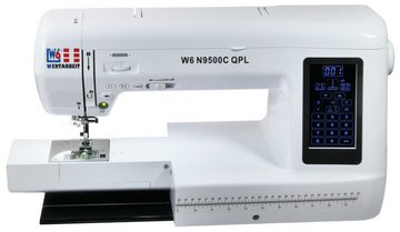 W6 WERTARBEIT Computer-Nähmaschine W6 N 9500C QPL, 500 Programme, mit viel Zubehör
