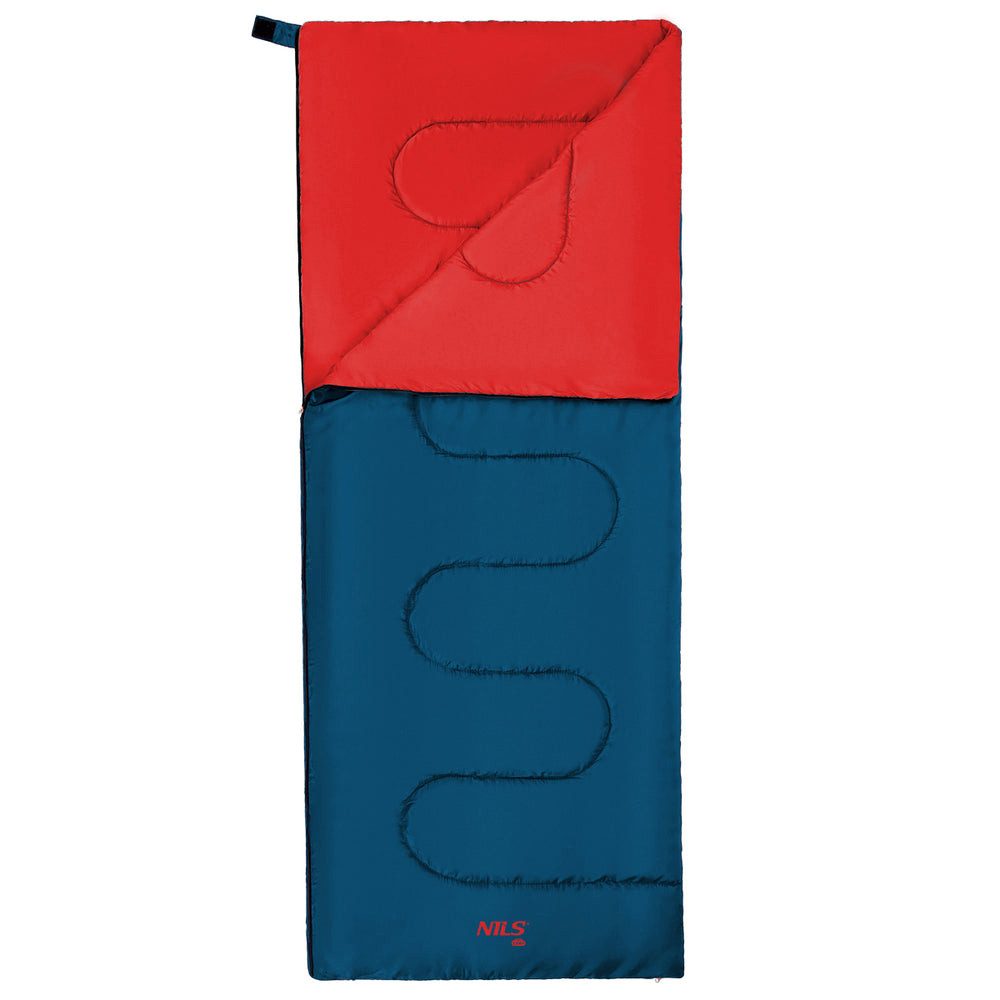 NILS CAMP Deckenschlafsack Schlafsack Campingschlafsack (Spar-Set, 1 tlg., ultraleicht 960 g), lässt sich durch den L-Reißverschluss komplett aufklappen
