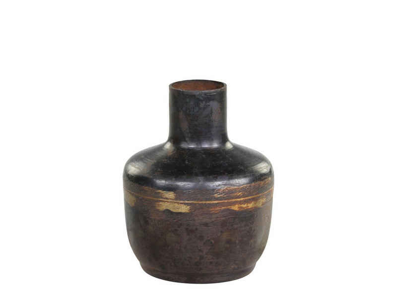 Chic Antique Dekovase Vase Eisen schwarz