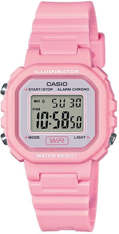 CASIO TIMELESS COLLECTION Chronograph LA-20WH-4A1EF, Quarzuhr, Armbanduhr,Digitaluhr, Geschenkidee, Geburtstag, Schulanfang