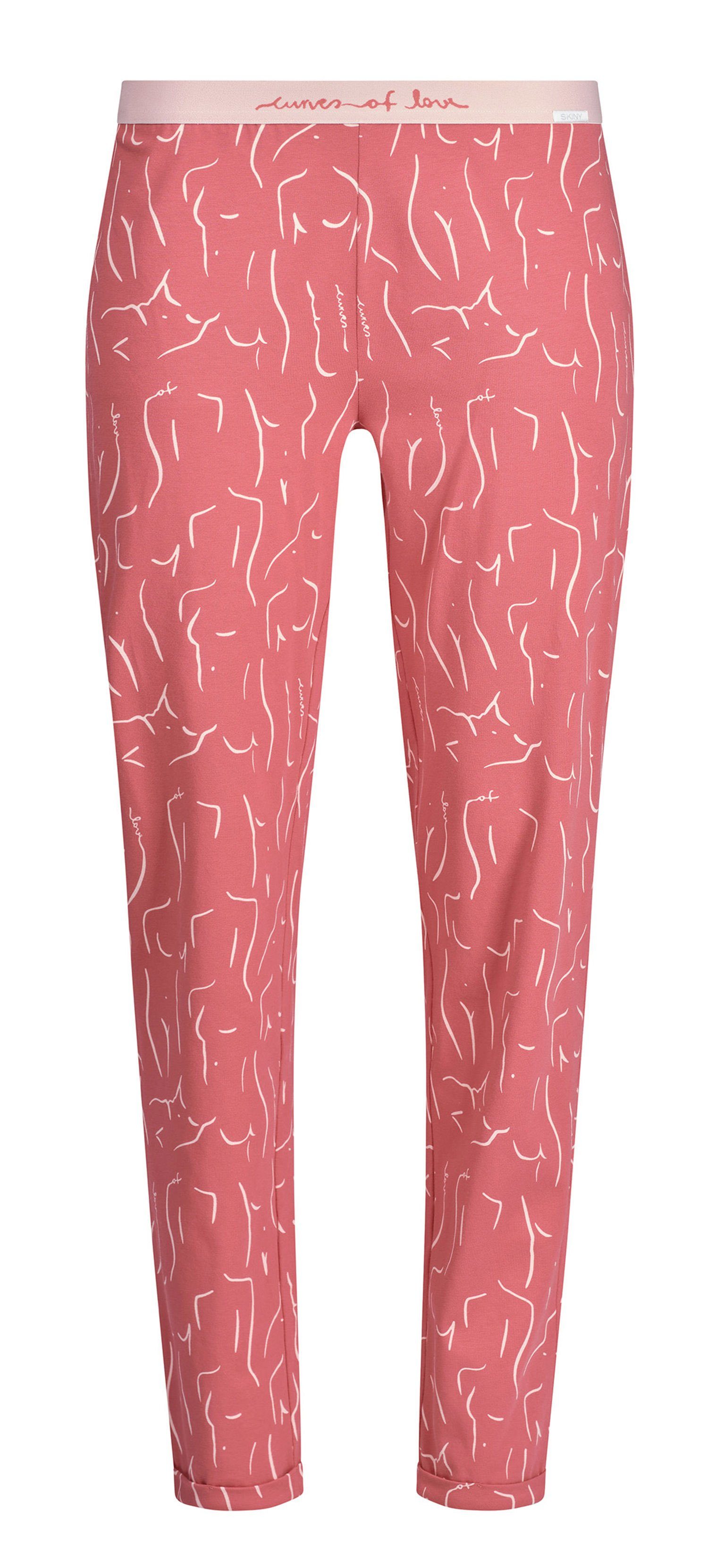 Skiny Pyjamahose »Skiny Damen Schlafanzug Hose« Modisches Design