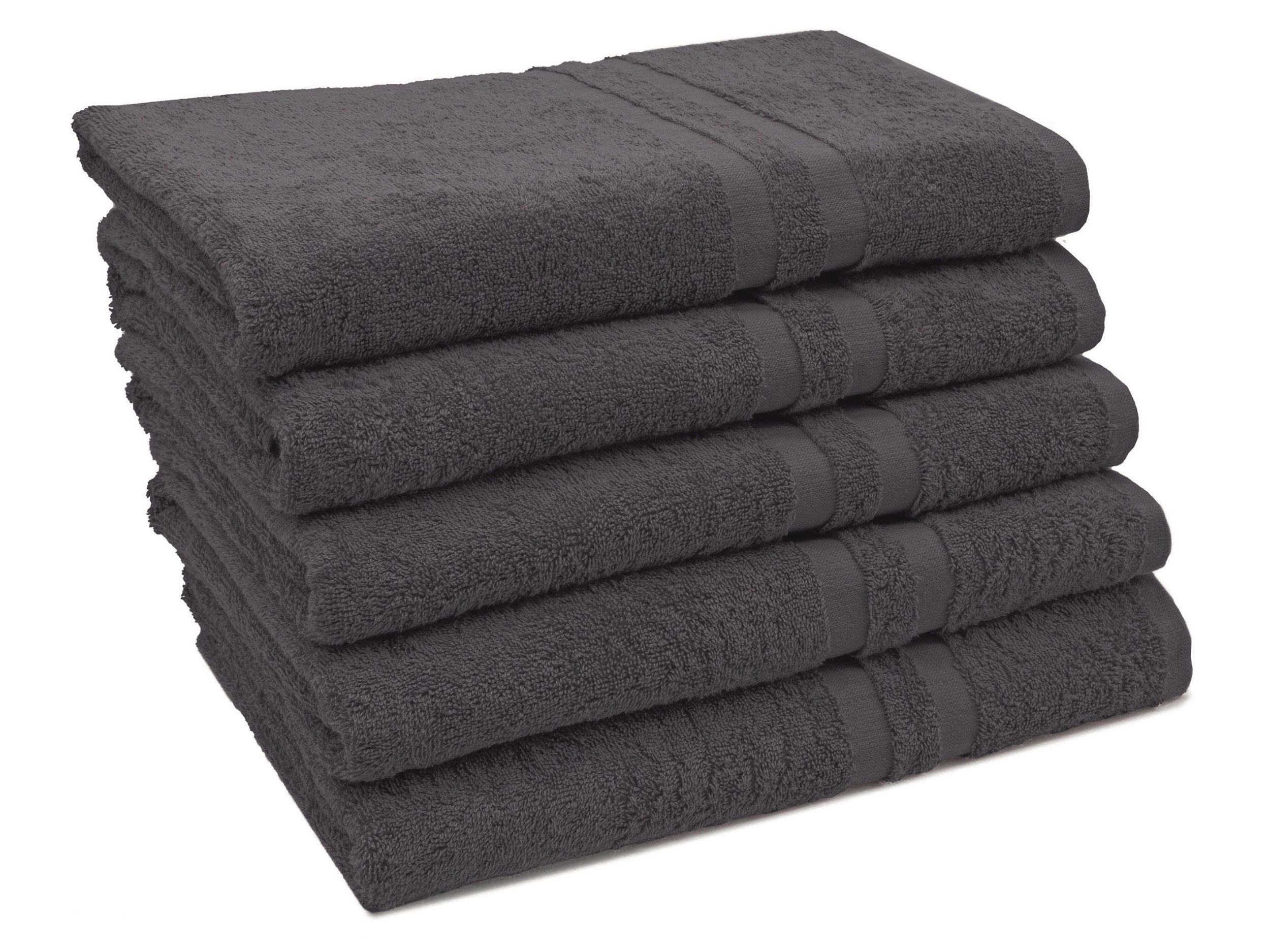 ZOLLNER Duschtücher, Walkfrottier (5-St), 70 x günstig online kaufen