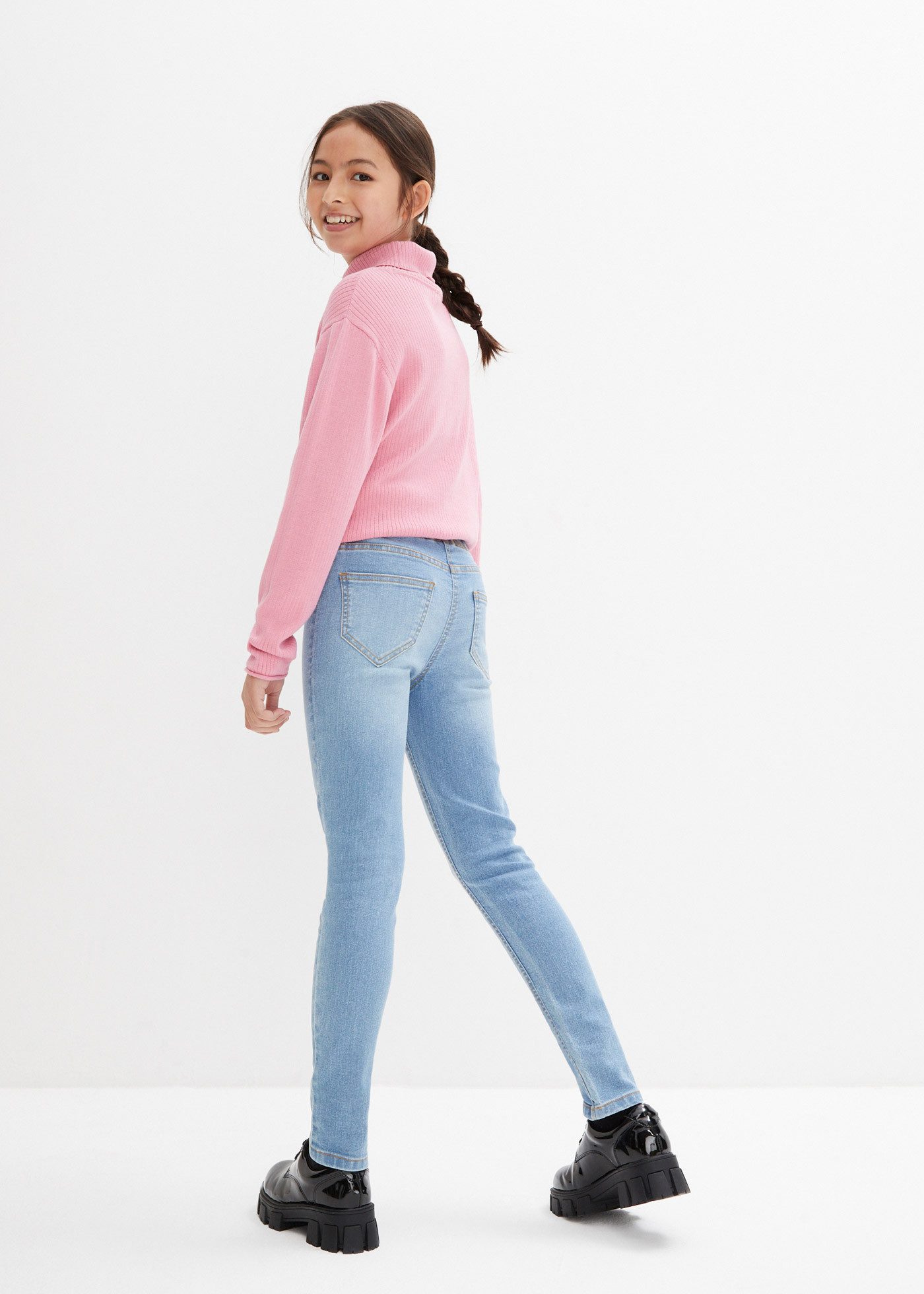 bonprix Jeansjeggings (Packung, 2-tlg) Skinny Fit, mit angedeuteten Taschen