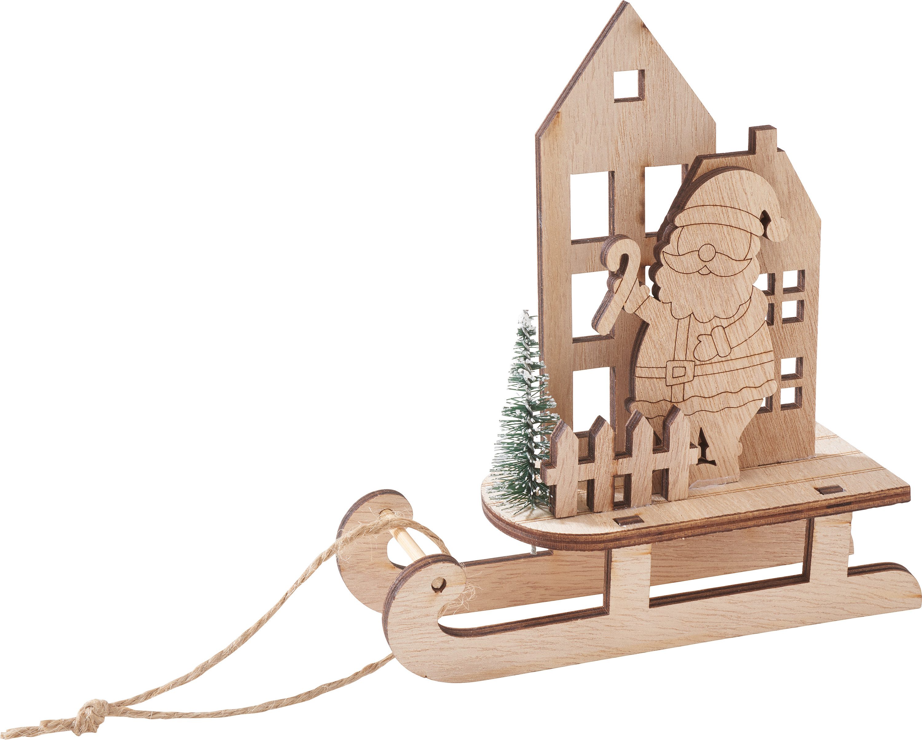 VBS Modellbausatz Santas Schlitten, (10-tlg), 10-tlg.