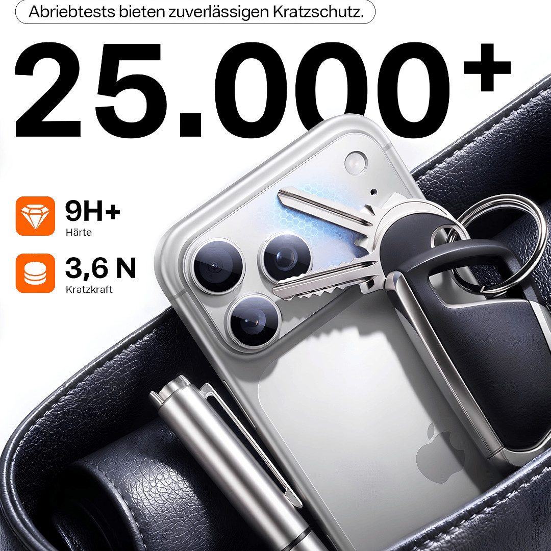 SmartUP Kameraschutzglas für Apple iPhone 18 Pro Max Titan Metall Kamera Linse Panzerfolie Glas für Apple iPhone 18 Pro Max, 1 Stück, Rundumschutz, passgenaue V – Bild 4 von 5