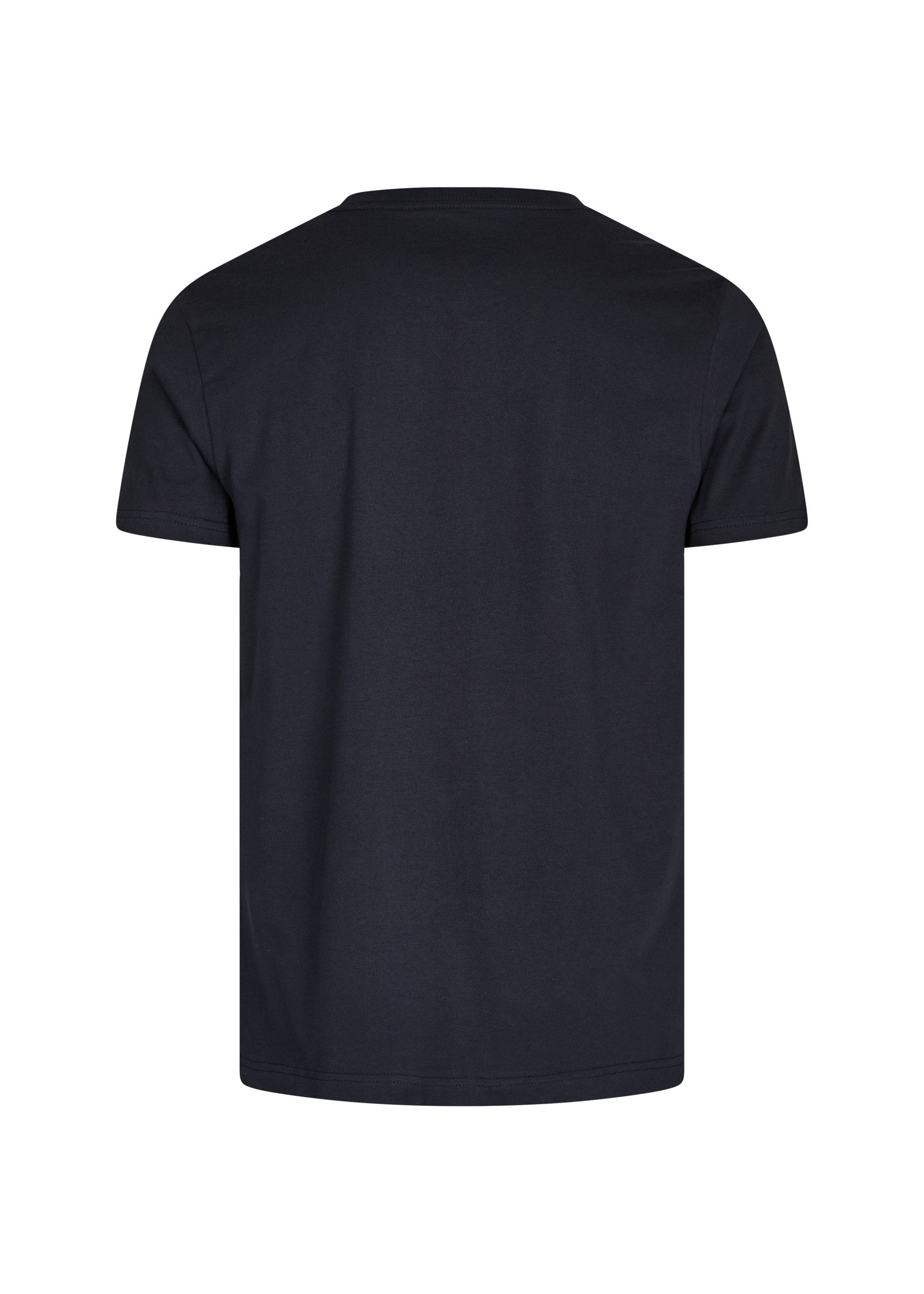Cleptomanicx T-Shirt So Long großem Frontprint mit blau