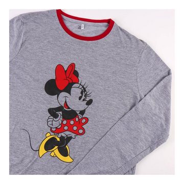 Disney Minnie Mouse Pyjama XS Mickey mouse Damen Langarm Pyjama 2 Teiler Schlafanzug Nachtwäsche