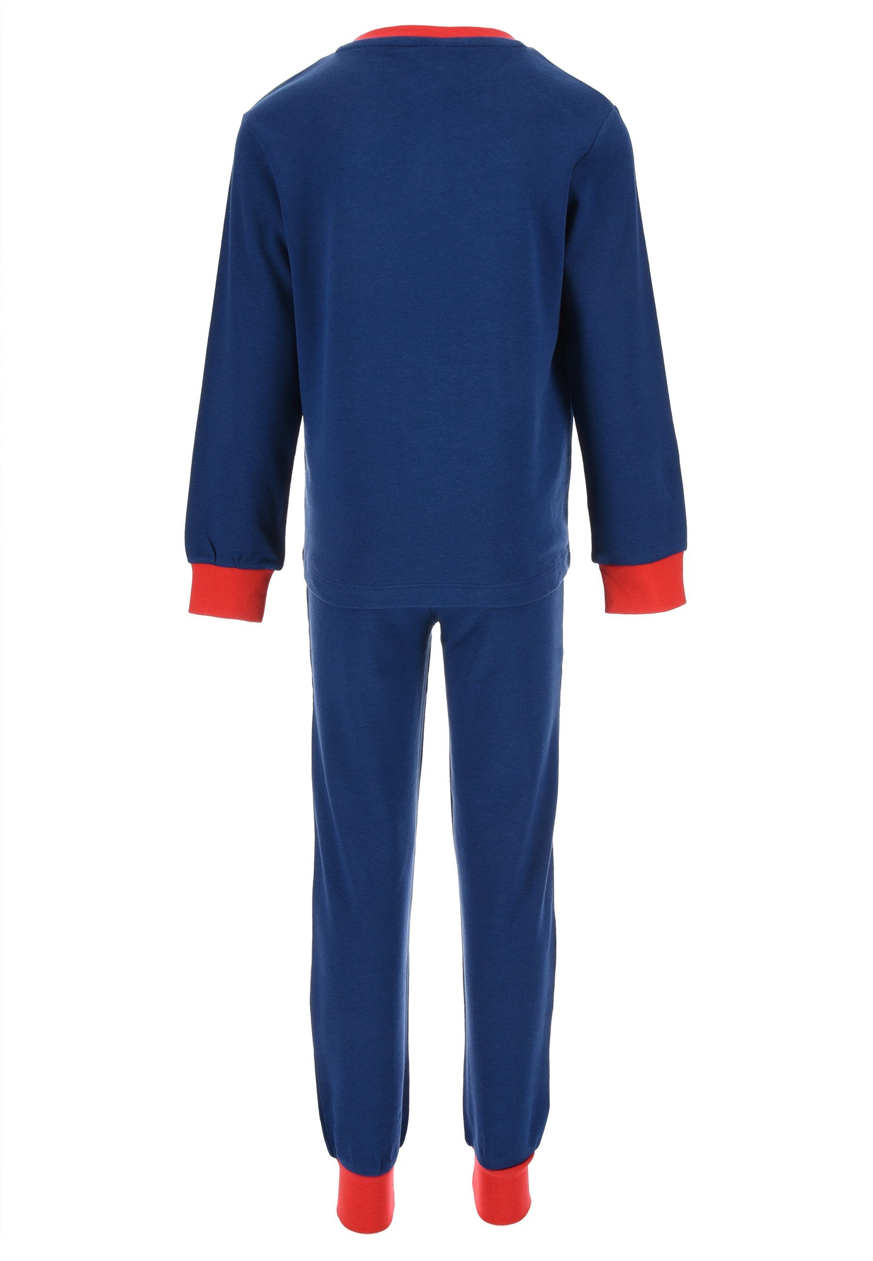 Iron Nachtwäsche Schlafanzug Captain America The langarm AVENGERS Man Kinder Jungen (2 Hulk tlg) Pyjama
