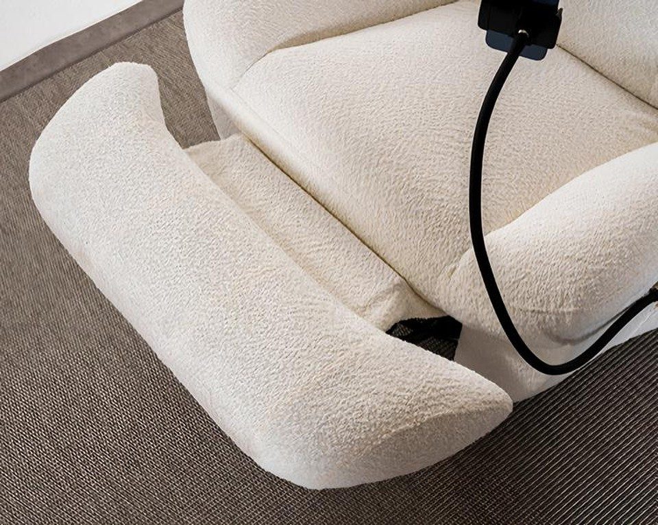 Xlmoebel Relaxsessel Verstellbarer Luxus Sessel Drehbar Liege Textil für Kino und Loun (1-St., Relaxsessel), Made in Europa