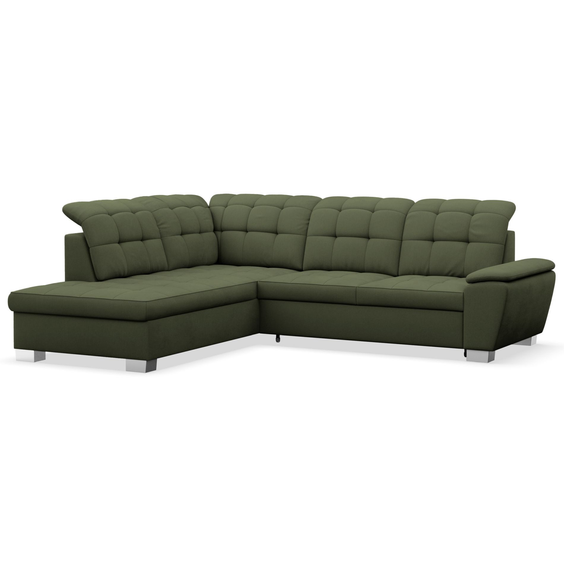 Selsey Ecksofa JAMAAL, Ecksofa mit Schlaffunktion, Bettkasten & Verita-Stoff, L-Form