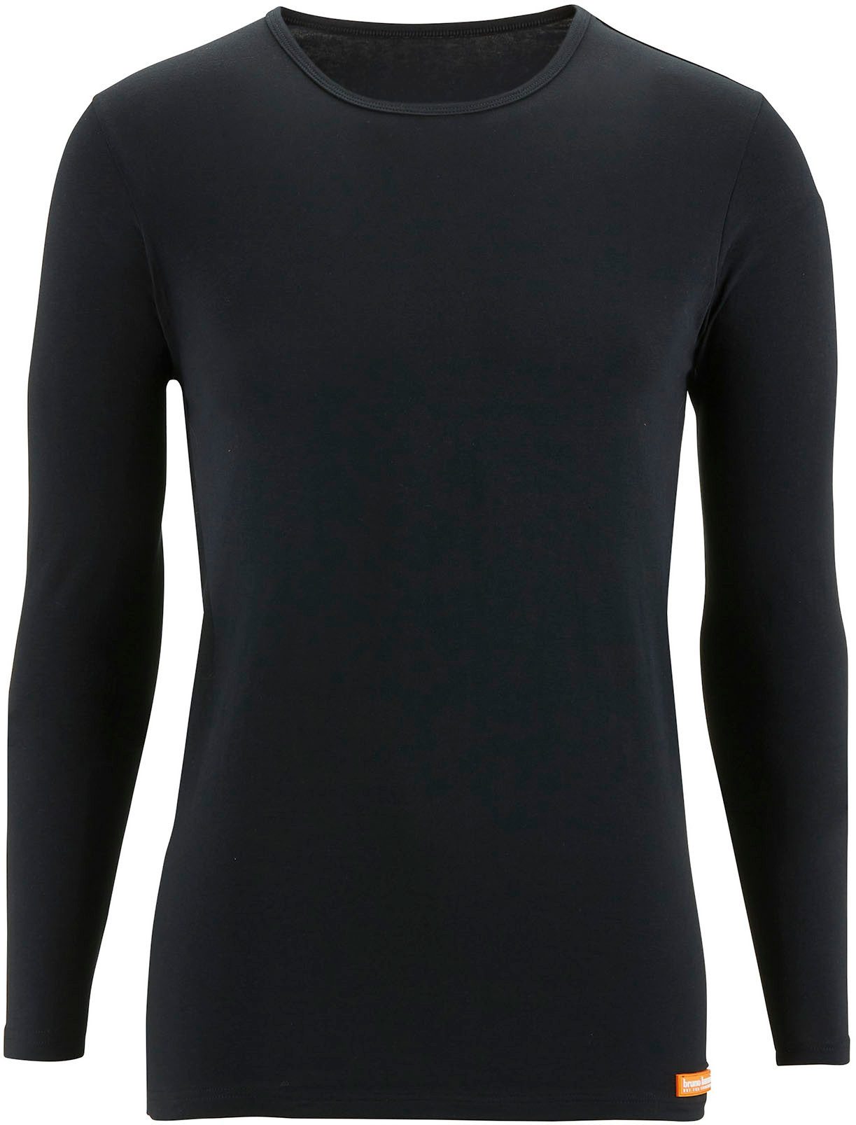 Bruno Banani Unterhemd Warm Up mit kontrastfarbenen Markenlabel