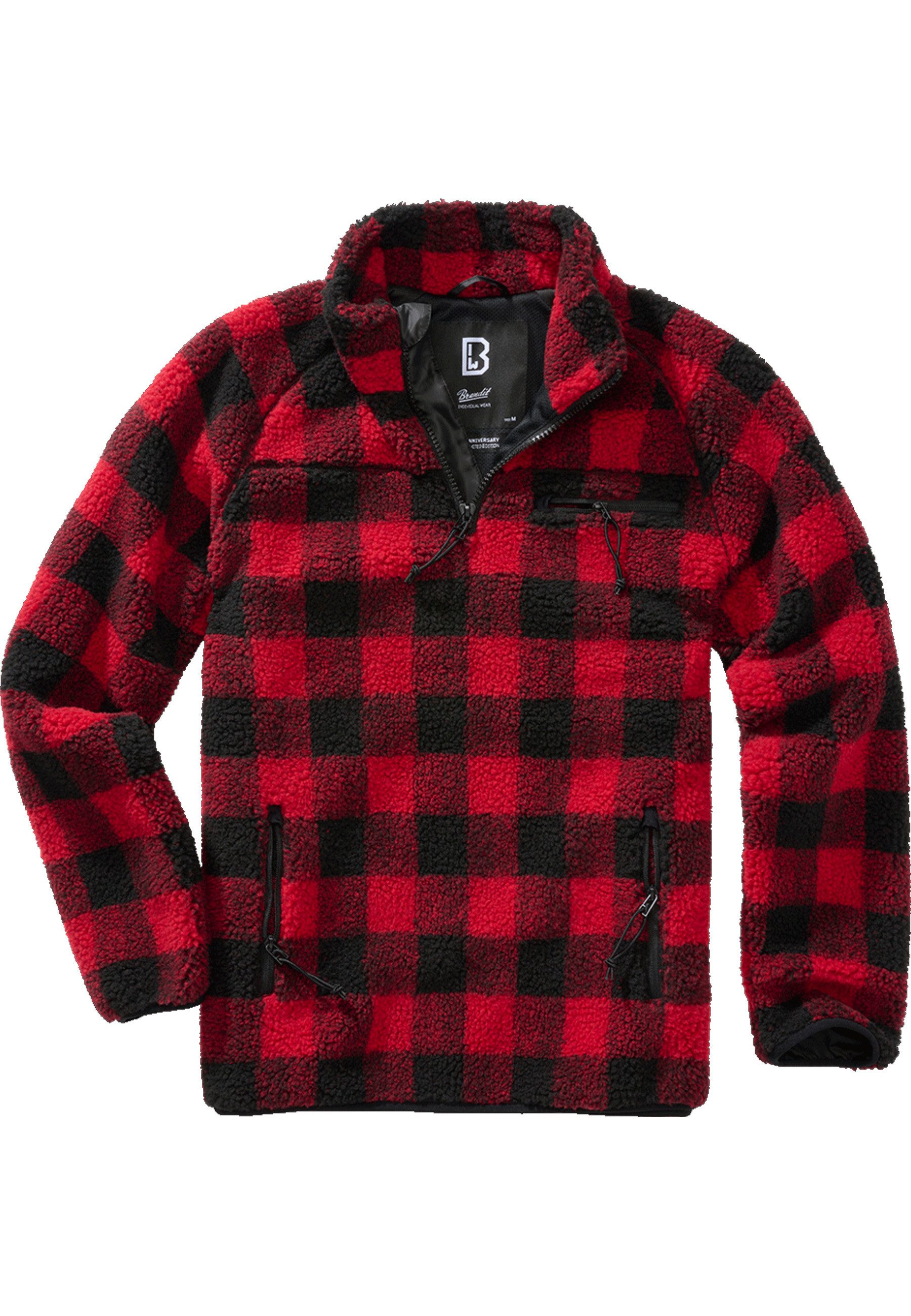 Brandit Kapuzenpullover Brandit Herren Teddyfleece Troyer (1-tlg)