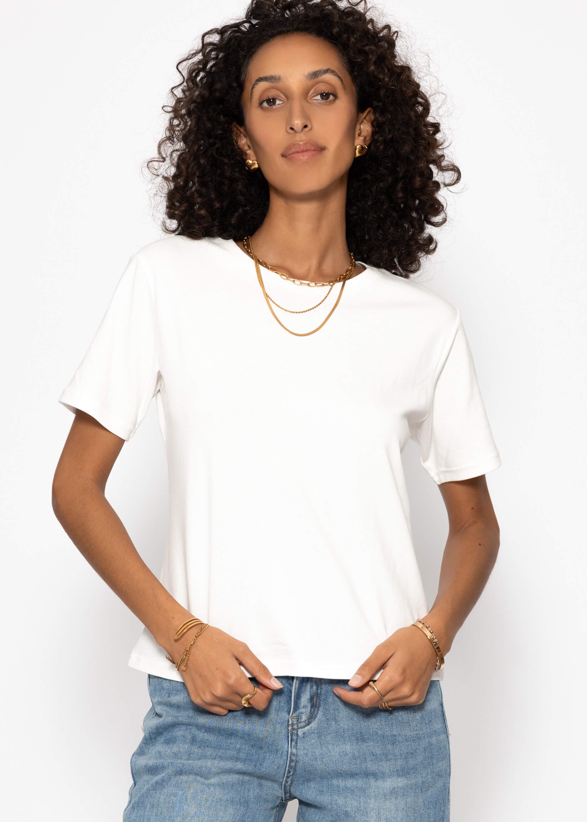 SASSYCLASSY T-Shirt Lockeres T-Shirt Damen mit Rundhalsausschnitt Oversize günstig online kaufen