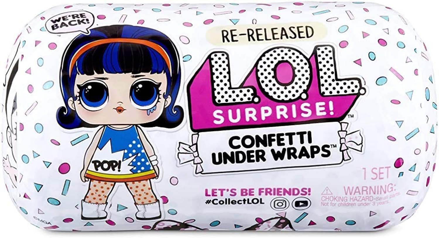 MGA ENTERTAINMENT Anziehpuppe MGA Entertainment - L.O.L. Surprise Confetti Under Wraps Surprise A