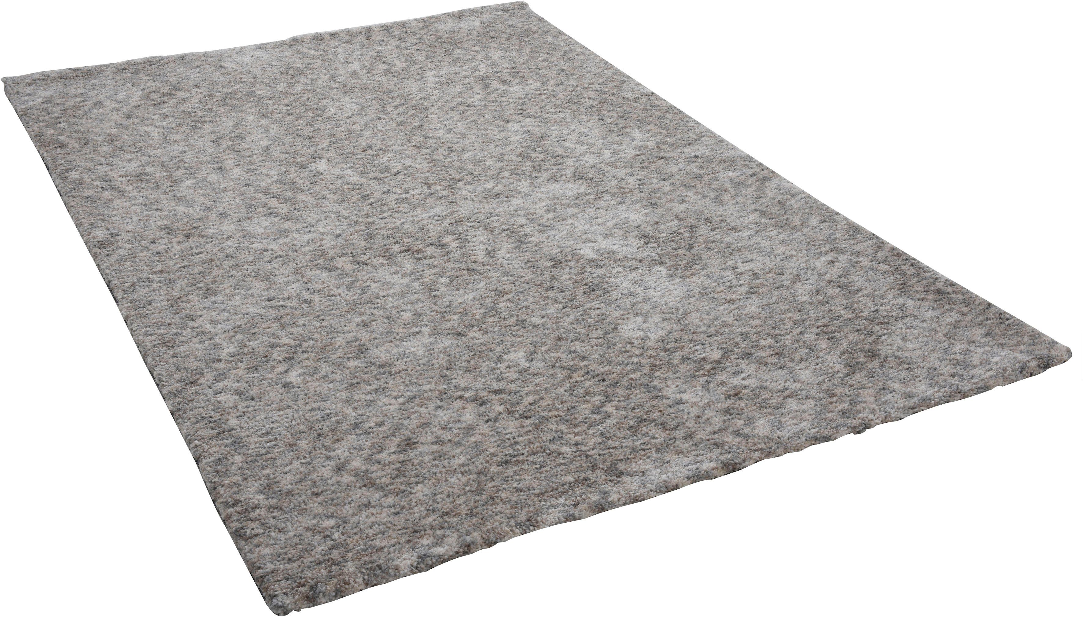 Teppich Munkmarsch Uni, Sansibar, rechteckig, Höhe: 20 mm, meliert, 100% Polyester, besonders weich, Wohnzimmer, Schlafzimmer