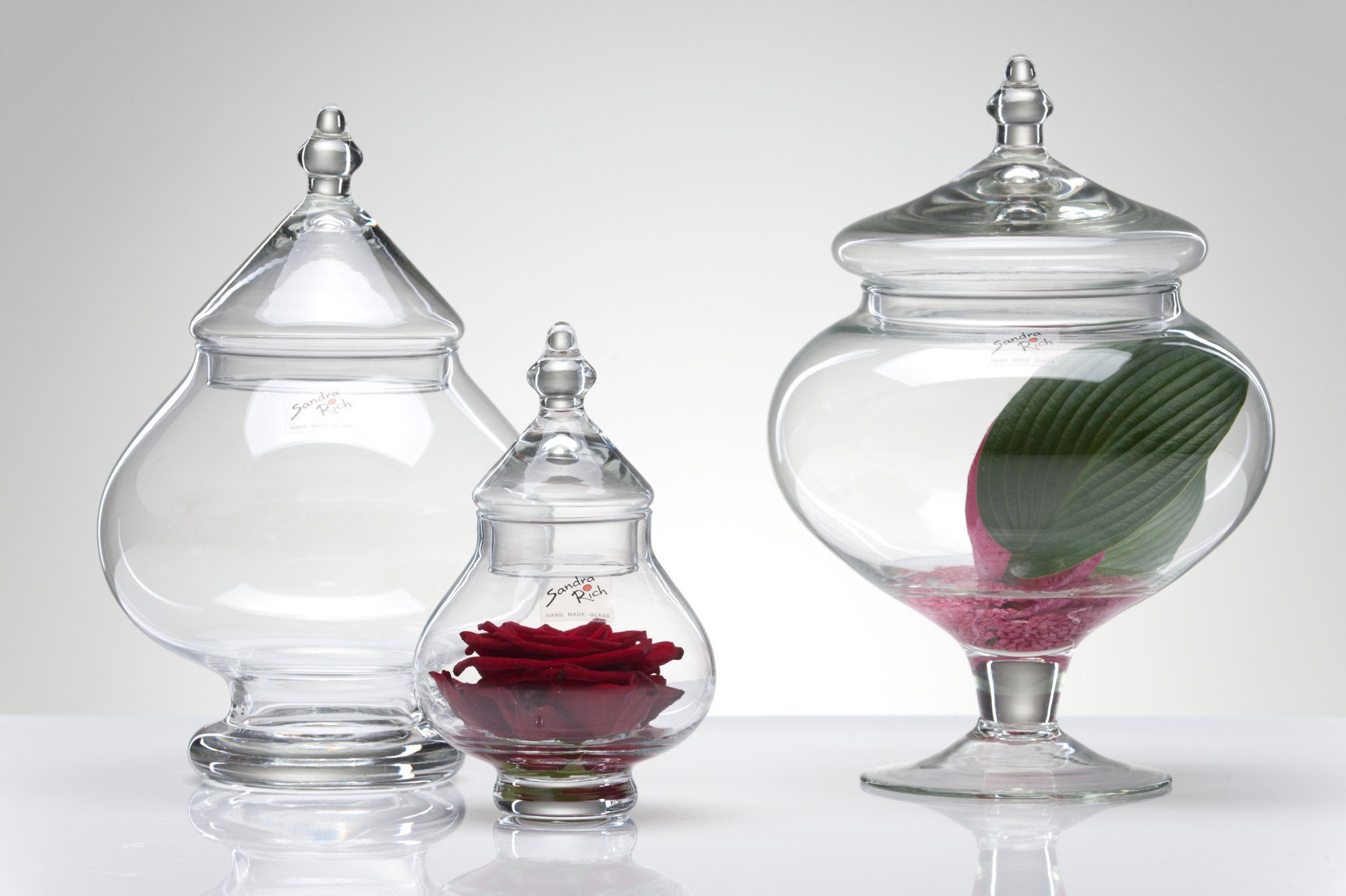 Sandra Rich Schale Glasschale Tin klar rund von Sandra Rich, Glas