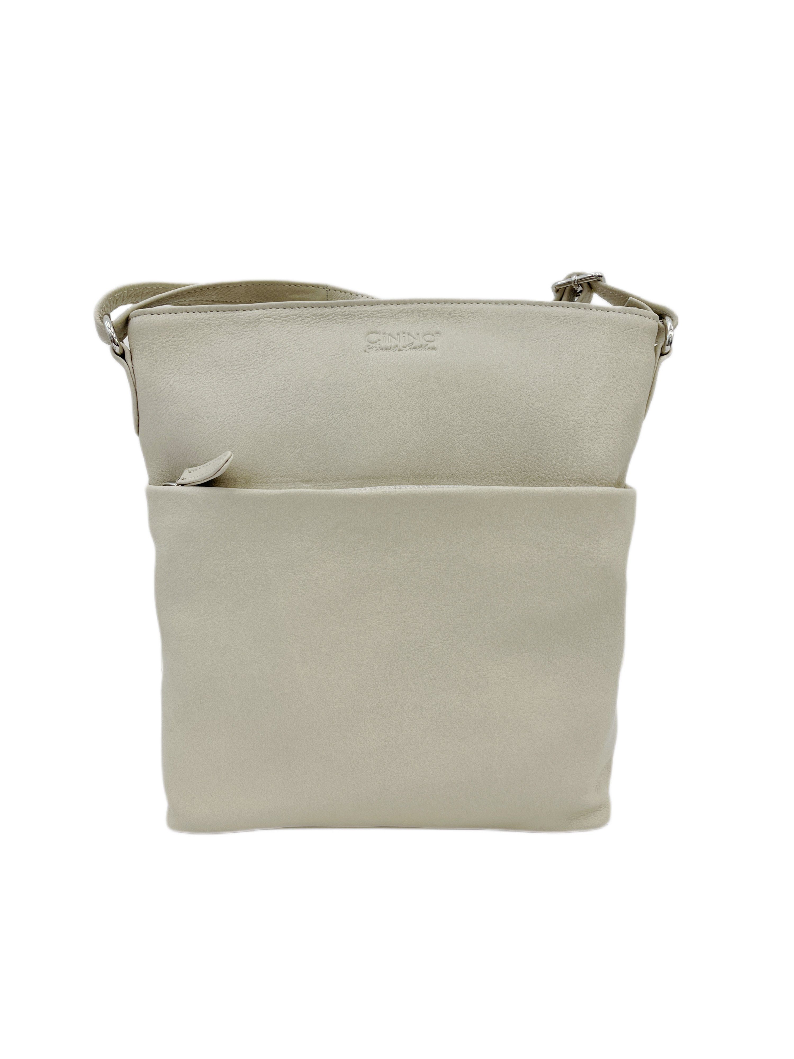 Cinino Handtasche Mona, Ledertasche Crossbody Bag