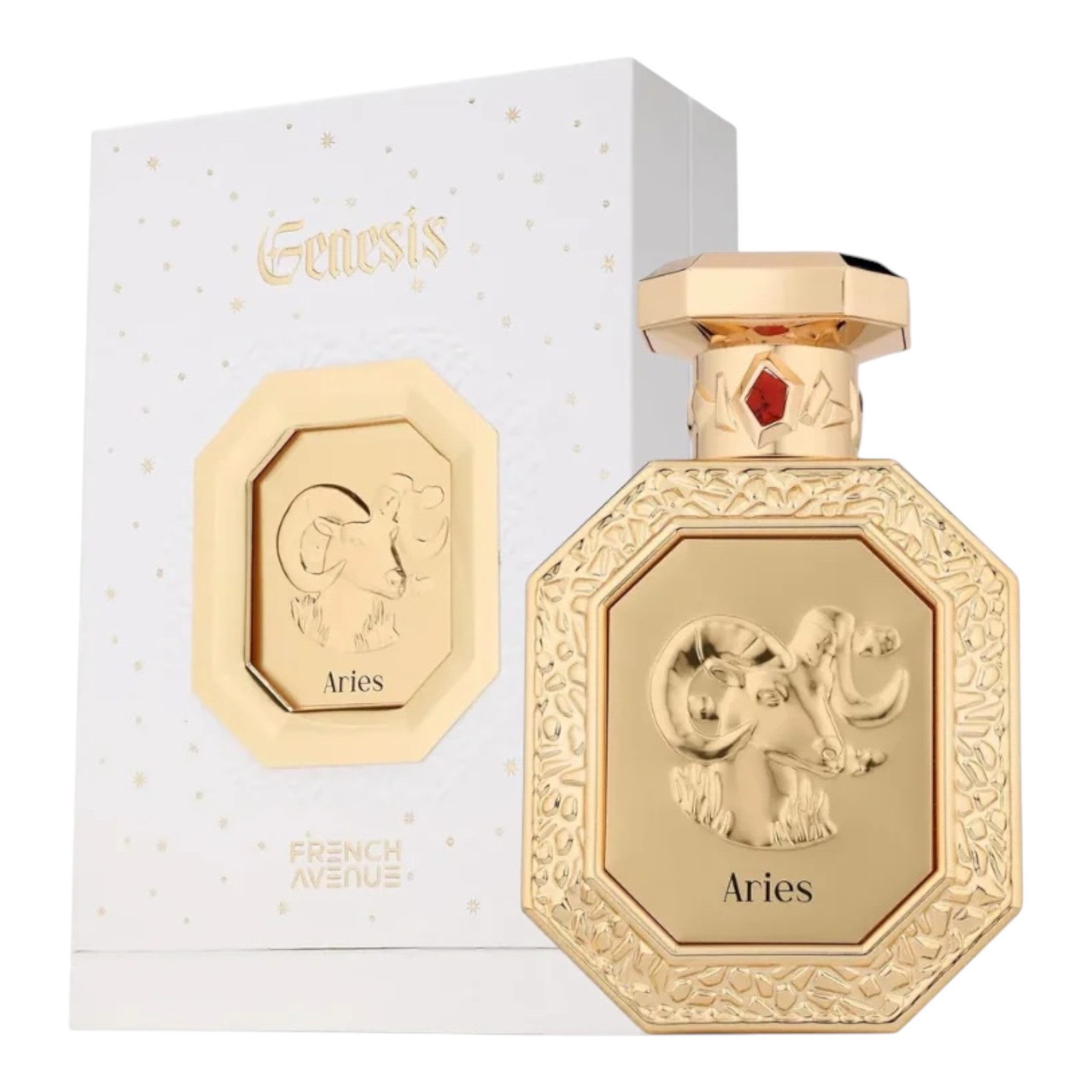 French Avenue Eau de Parfum Genesis Aries, Glasflakon, Parfüm EDP, Unisex Duft
